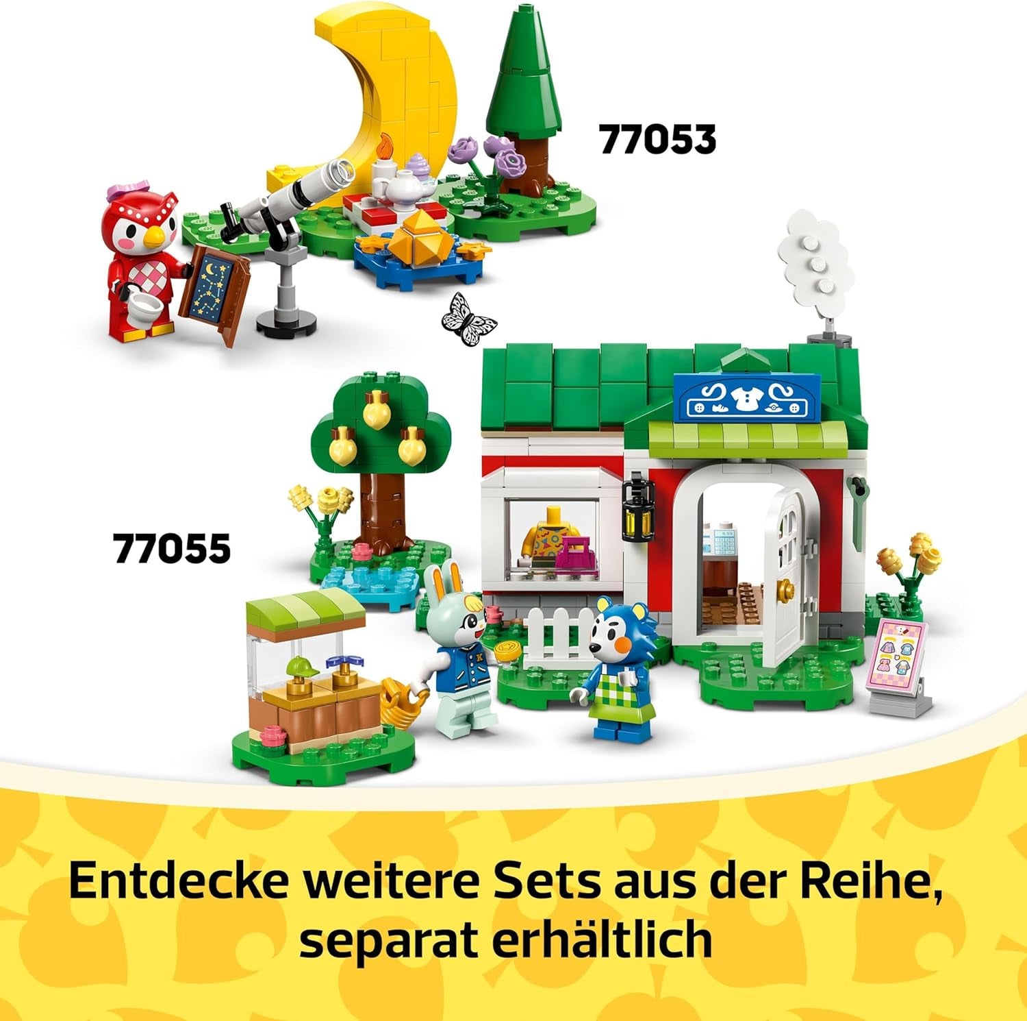 LEGO Animal Crossing Gerds Wohnwagen und Garten, Rollenspielset, Autospielzeug für Kinder ab 7 Jahren, Mädchen und Jungen, Geschenk, Videospielspielzeug mit Tierfiguren, 77054, Bausets. Besuchen Sie den LEGO-Store