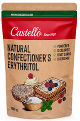 Natürliches Erythrit – Puderzucker | 10G = 7G Zucker, 850 Gramm Süßstoffe Naty Shop