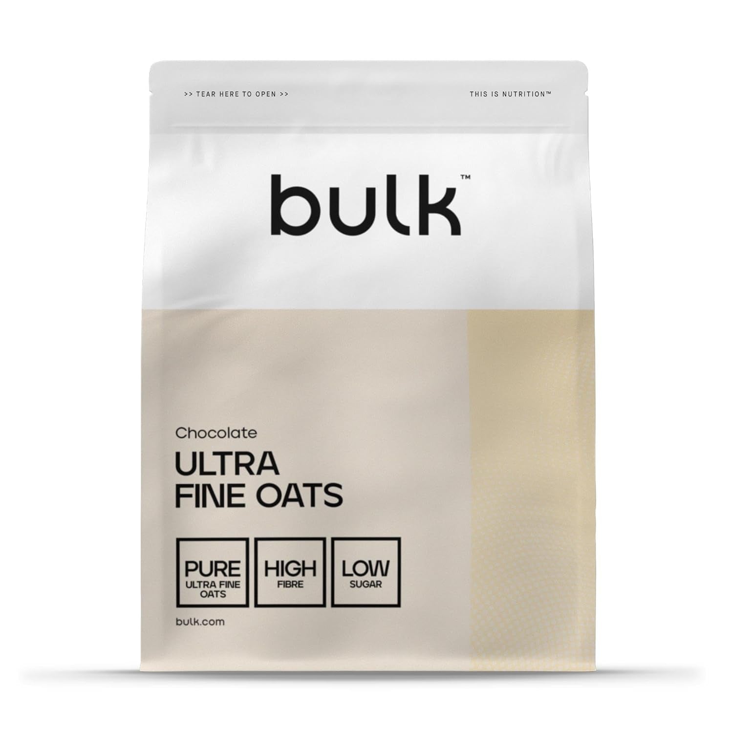 Fein gemahlene Haferflocken, lose, 2,5 kg, 50 Portionen, Verpackung kann variieren