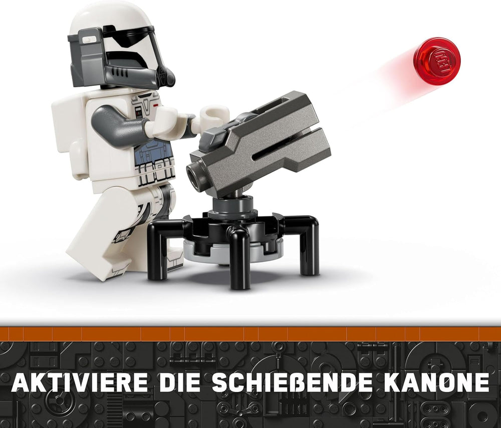 LEGO Star Wars: Mandalorian Ambush on Mandalore Battle Pack, Abenteuer-Bauspielzeug für Kinder, Sammel-Action-Set, Geschenkidee für Jungen und Mädchen 75373 Bausets Besuchen Sie den LEGO-Store