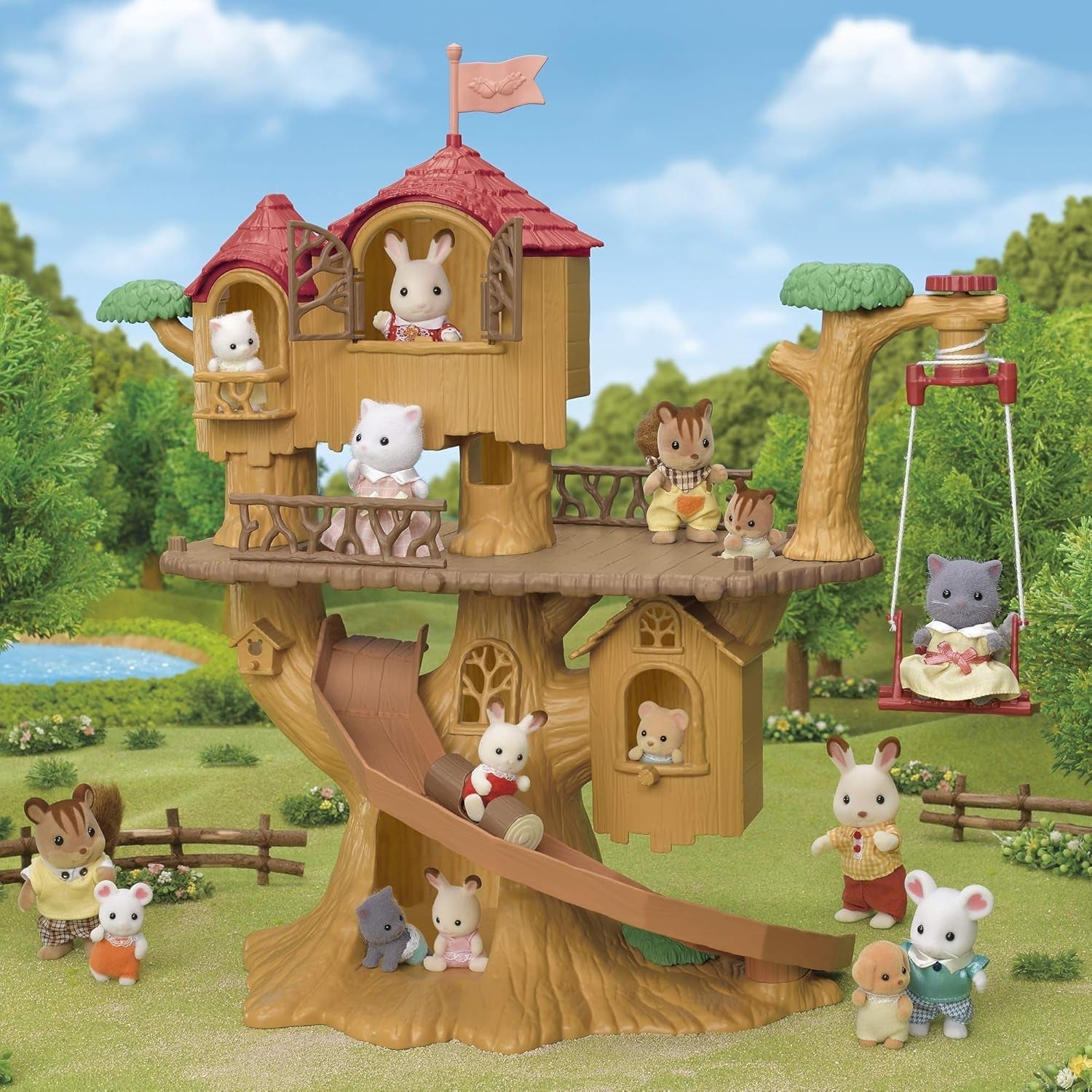 Sylvanian Families 5494 Adventure Tree House – Puppenhaus-Spielset Puppenhäuser Naty Shop