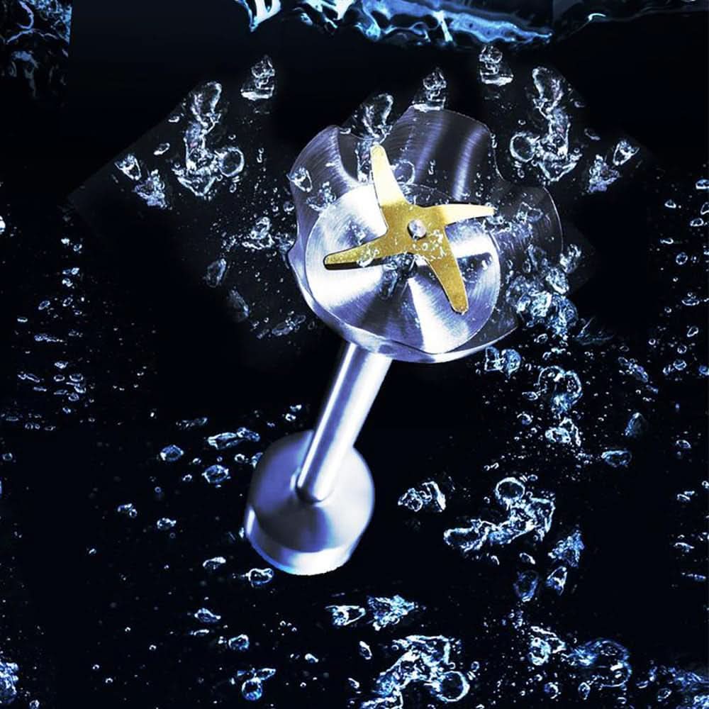 Cecotec Handmixer Powergear 1500 – Klingen aus Titanbeschichtung, 21 Geschwindigkeitsstufen, 1500 W, inklusive Glas mit Deckel. (Schwarz Und Edelstahl, XL) Kitchen Naty Shop