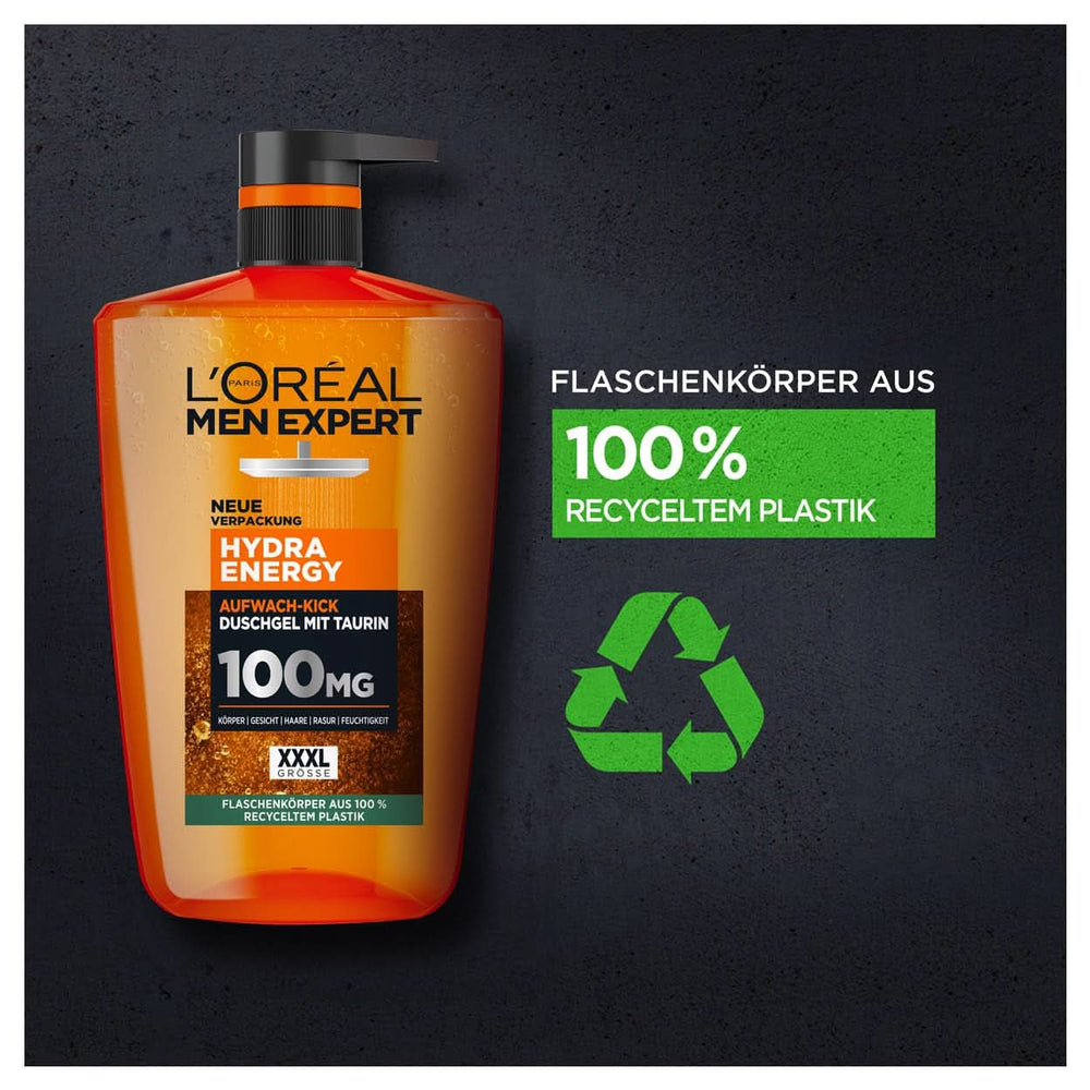L'Oréal Men Expert XXXL Duschgel und Shampoo für Männer, 1 Liter Naty Shop
