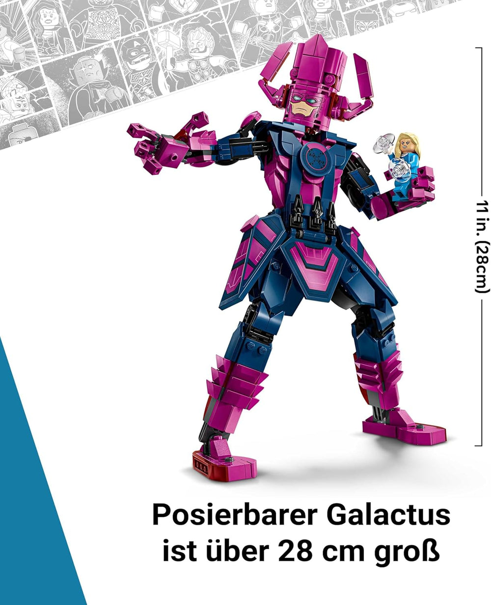 LEGO ǀ Marvel Fantastic Four Vs. Galactus Baufigur – Bauset mit Superhelden – Spielset mit The Thing, Invisible Woman und Human Torch – Kreatives Geschenk für Jungen und Mädchen – 76316