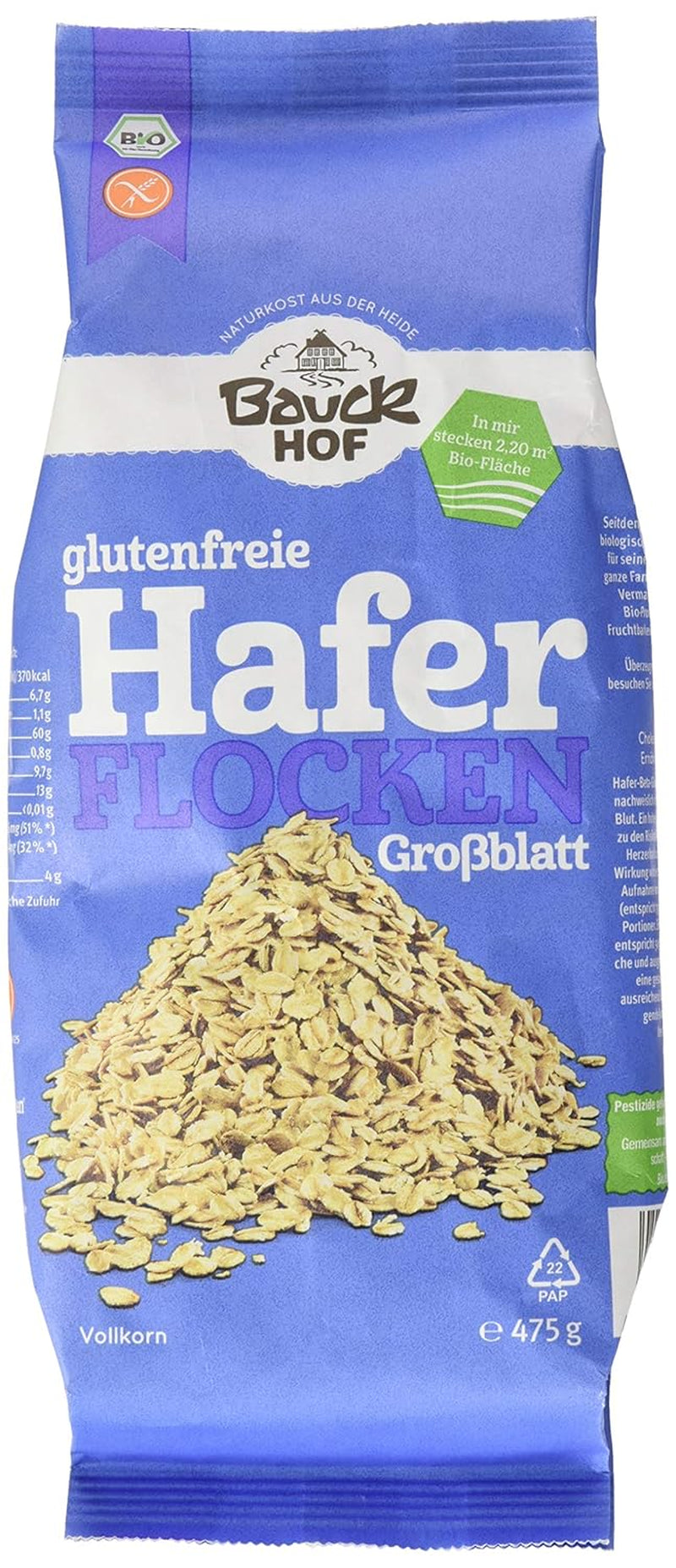 Bio-Hof-Haferflocken, 475 g