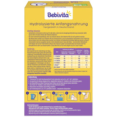 PRE HA (5 x 500 g), hydrolysierte Milchpulverformel von Geburt an, enthält nur Laktose als Kohlenhydrat, zur Ergänzungsfütterung geeignet