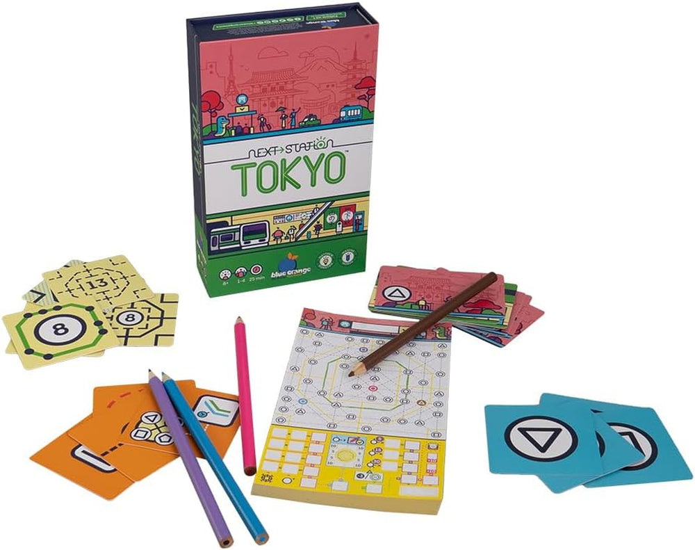 HCM Kinzel - Next Station Tokyo | Continuare a jocului nominalizat | Flip & Write - Noi linii de metrou pentru turismul din Tokyo | Îndemânare și strategie | Germană | 55214