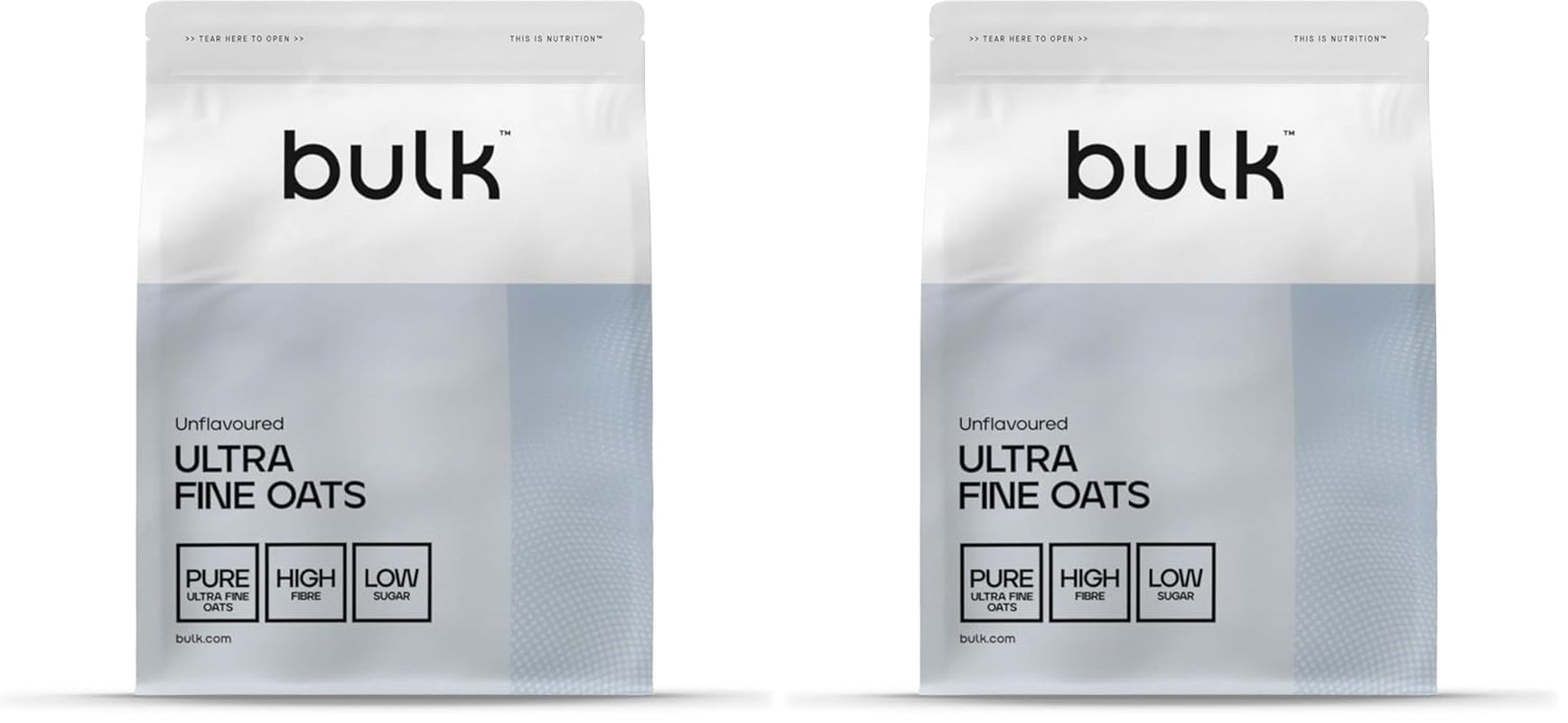 Fein gemahlene Haferflocken, lose, 2,5 kg, 50 Portionen, Verpackung kann variieren