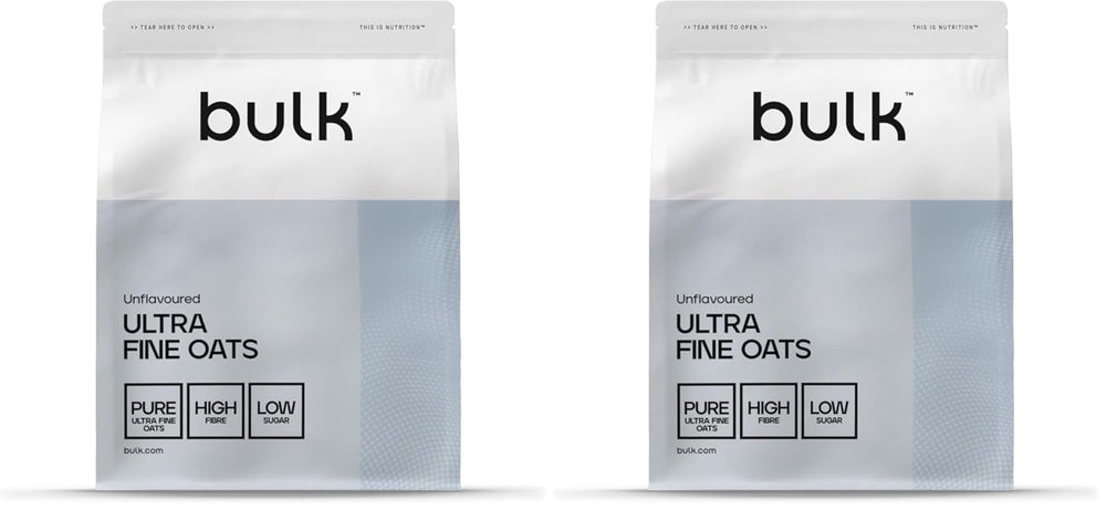 Fein gemahlene Haferflocken, lose, 2,5 kg, 50 Portionen, Verpackung kann variieren