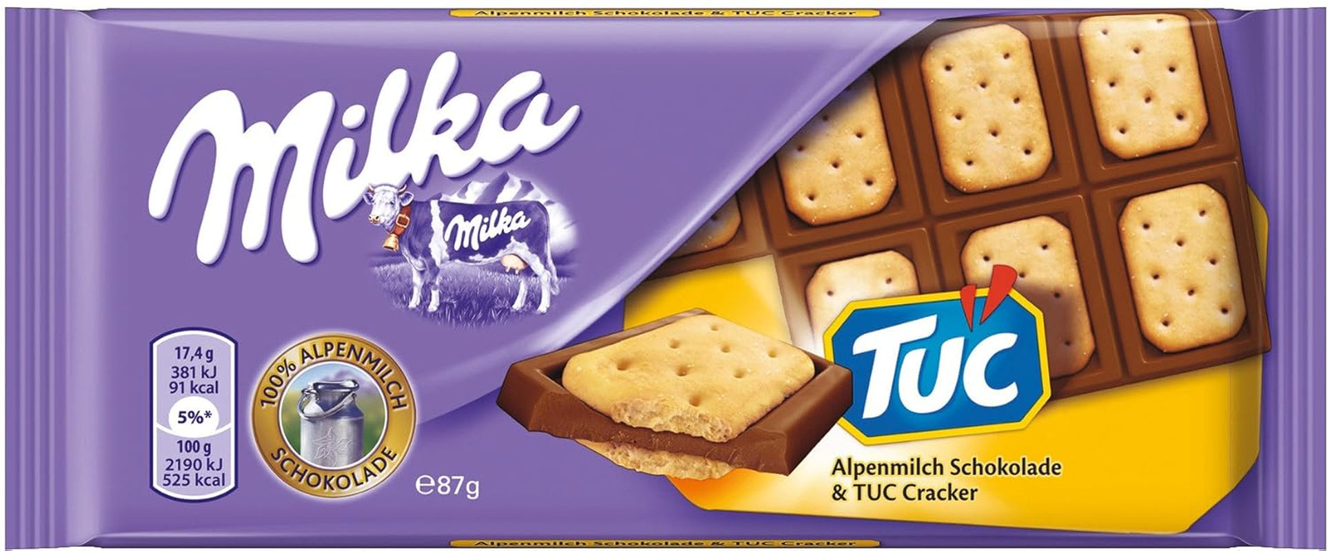 Milka Cow Spots – Alpenmilchschokolade mit weißer Schokolade im Kuhspot-Design – 24 x 90g