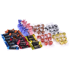 Schokoladensortiment (37 LINDOR Kugeln, 24 Hello Mini Sticks, 10 Mini Fioretto), Schokoladengeschenk (1 x 815 g) und HELLO Mini Emoti, Milchschokolade in 5 Emoticon-Designs, 164 g