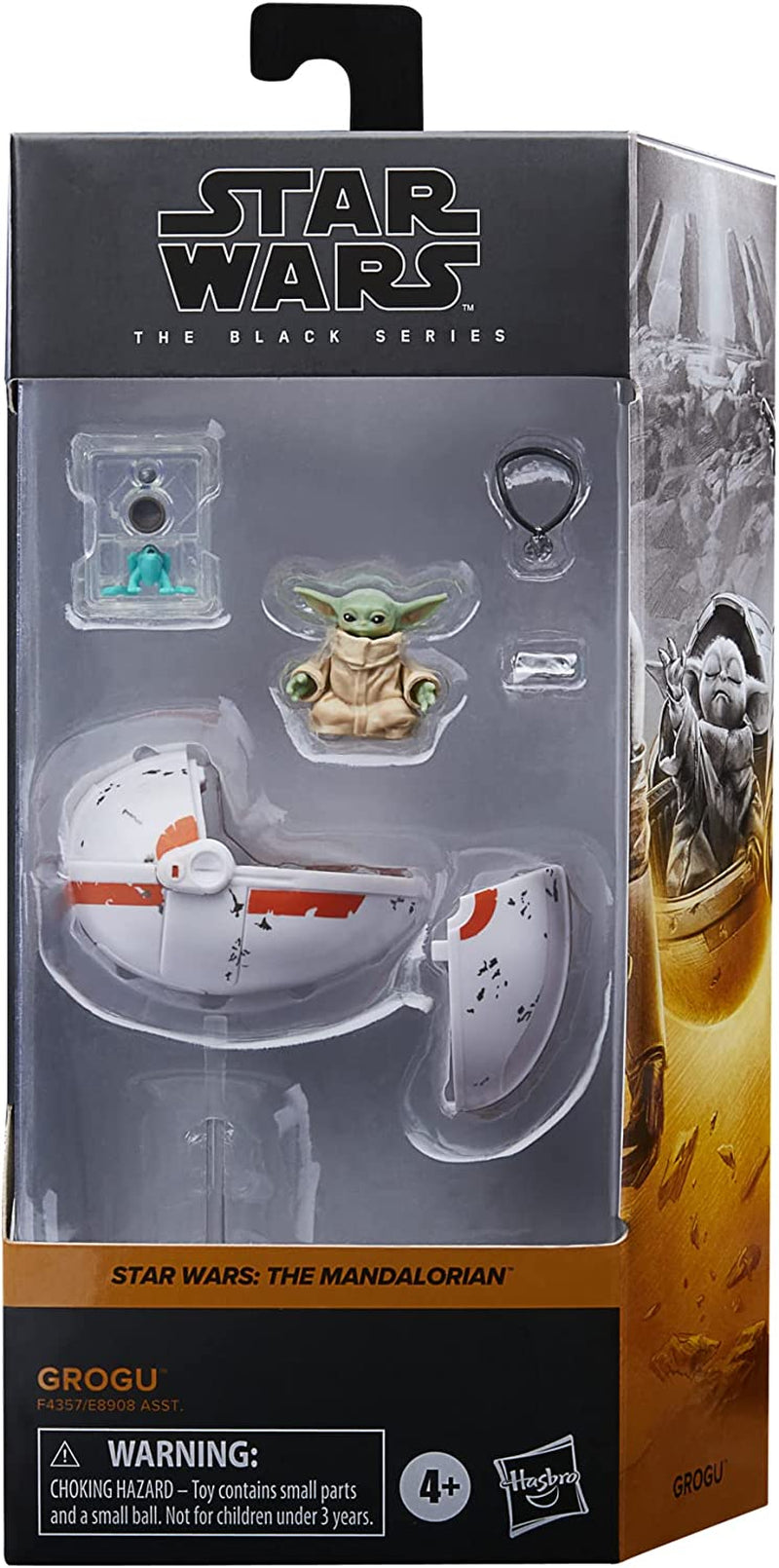 Star Wars Hasbro Black Series Grogu, The Mandalorian Zu Figure, Geeignet für 15 cm große Actionfiguren zum Sammeln, Für Kinder ab 4 Jahren, Multi, F4357 Actionfiguren Naty Shop