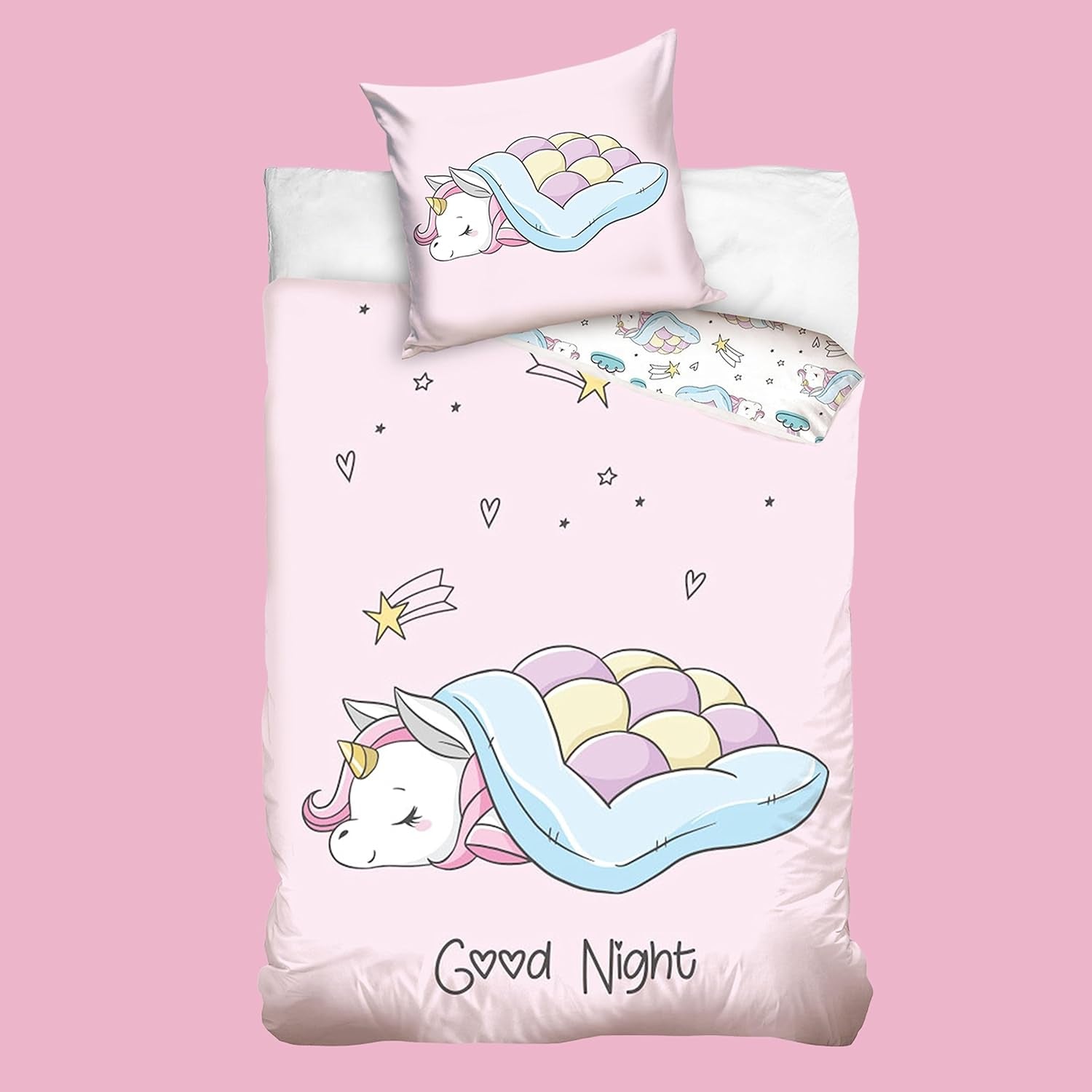 Lenjerie de pat, Unicorn, Termana, pentru adolescenti Lenjerie de pat - copii Naty Shop