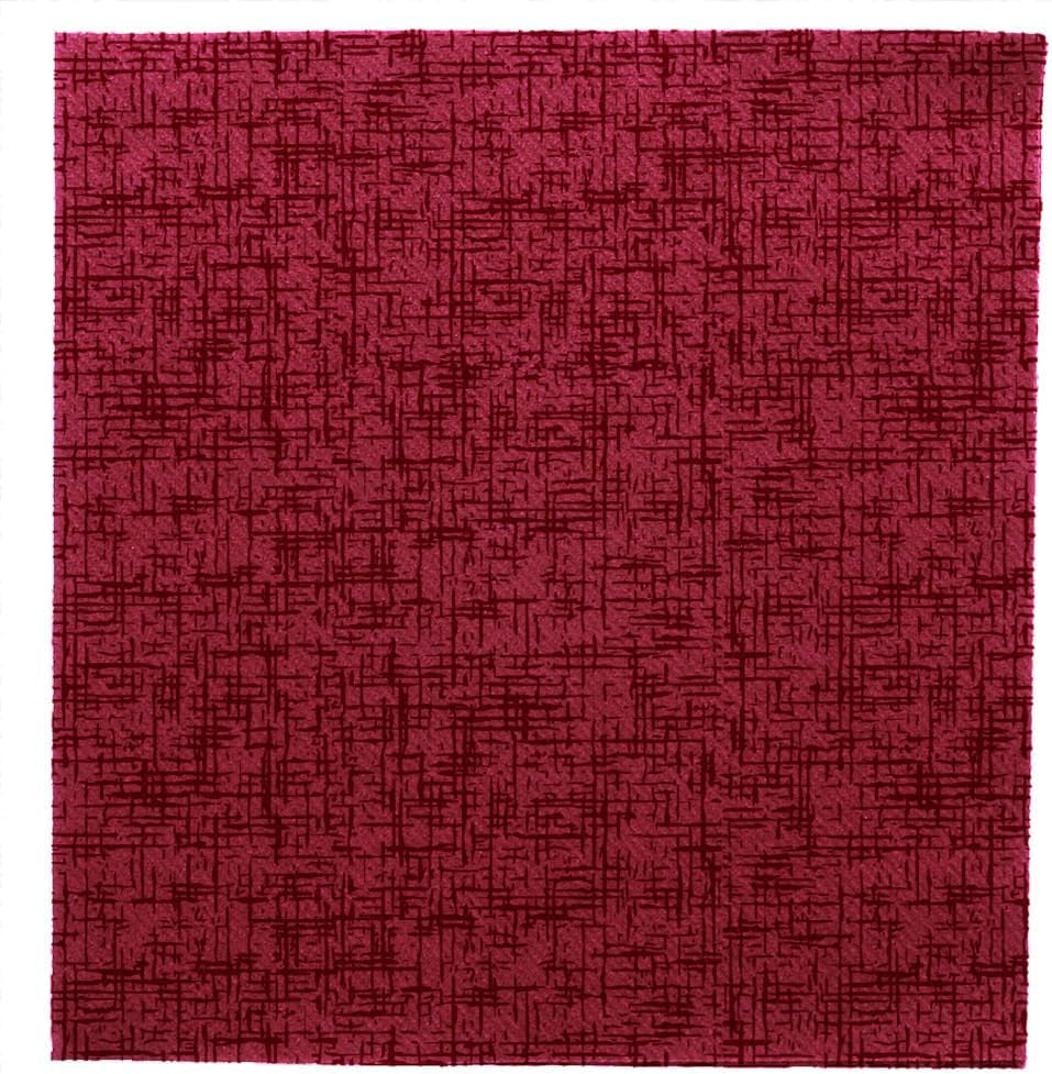 García De Pou - 100 bucăți - Șervețele P. 1/4 'Jazz' 55 G/M2 20 X 20 Cm Bordeaux Airlaid