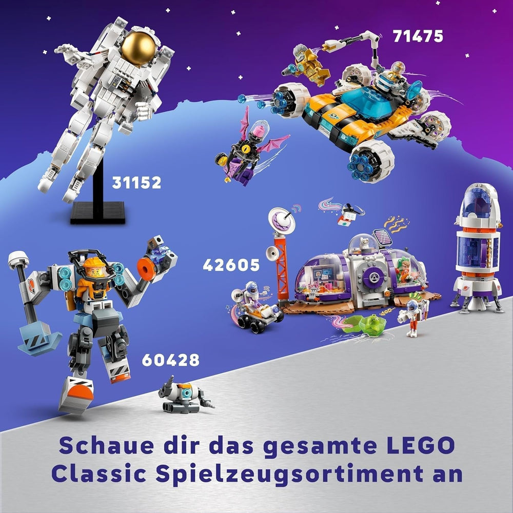 LEGO Classic Kreativ-Weltraumplaneten, Sonnensystem-Baumodell für Kinder, Weltraumspielzeug mit Rakete, Raumschiff, Planeten und Außerirdische, Geschenk für Kinder ab 5 Jahren, Jungen und Mädchen, 11037, Bausets. Beuche den LEGO-Store
