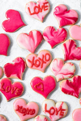 RUF, Glasur zum Beschriften von Kuchen, Keksen, Kuchen, glutenfrei, vegan, 4 x 25 Gramm Glasuren und Dekor Naty Shop