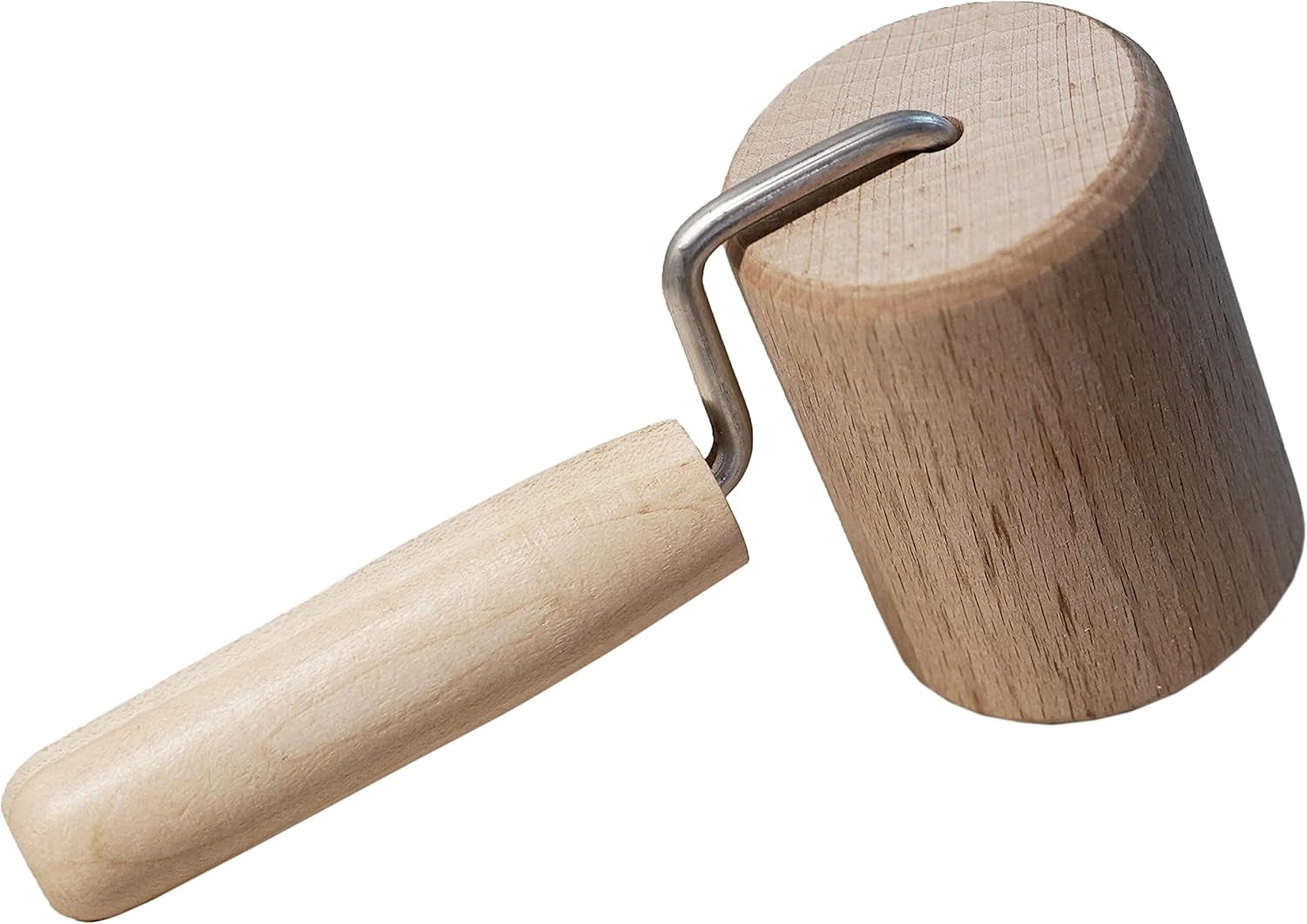Chinchilla® Backblechroller/Teigroller zylindrisch aus Buchenholz | Der stabile Helfer für die Küche | Hergestellt in Deutschland | Nachhaltige Qualität aus Deutschland | 18 x 5 cm