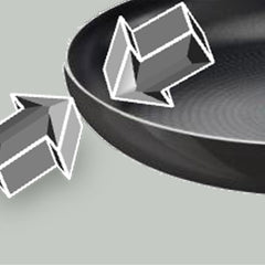 Tefal D52606 Resist, acoperire antiaderentă din titan Oale si Tigai Naty Shop