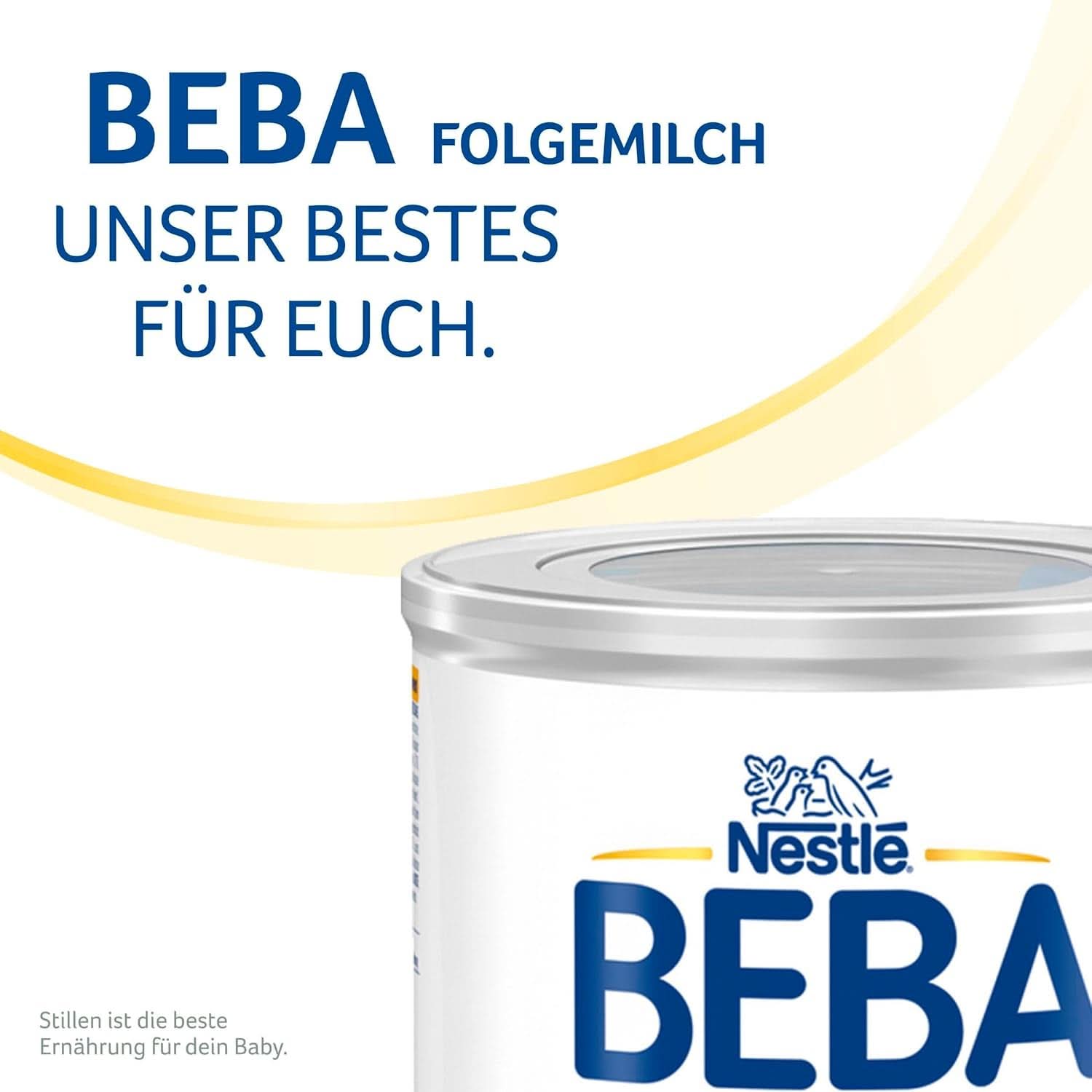 Nestlé BEBA 3 Folgemilchpulver, Folgenahrung ab 10 Monaten, 3er Pack (3 X 800G) Mutter und Kind Naty Shop
