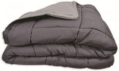 Poyet Motte Calgary Bettbezug Polyester Stahl/Silber, Polyester, Stahl/Silber, 220 x 160 x 1 cm. Bettdecken und Steppdecken Naty Shop 220 x 160 x 1 cm