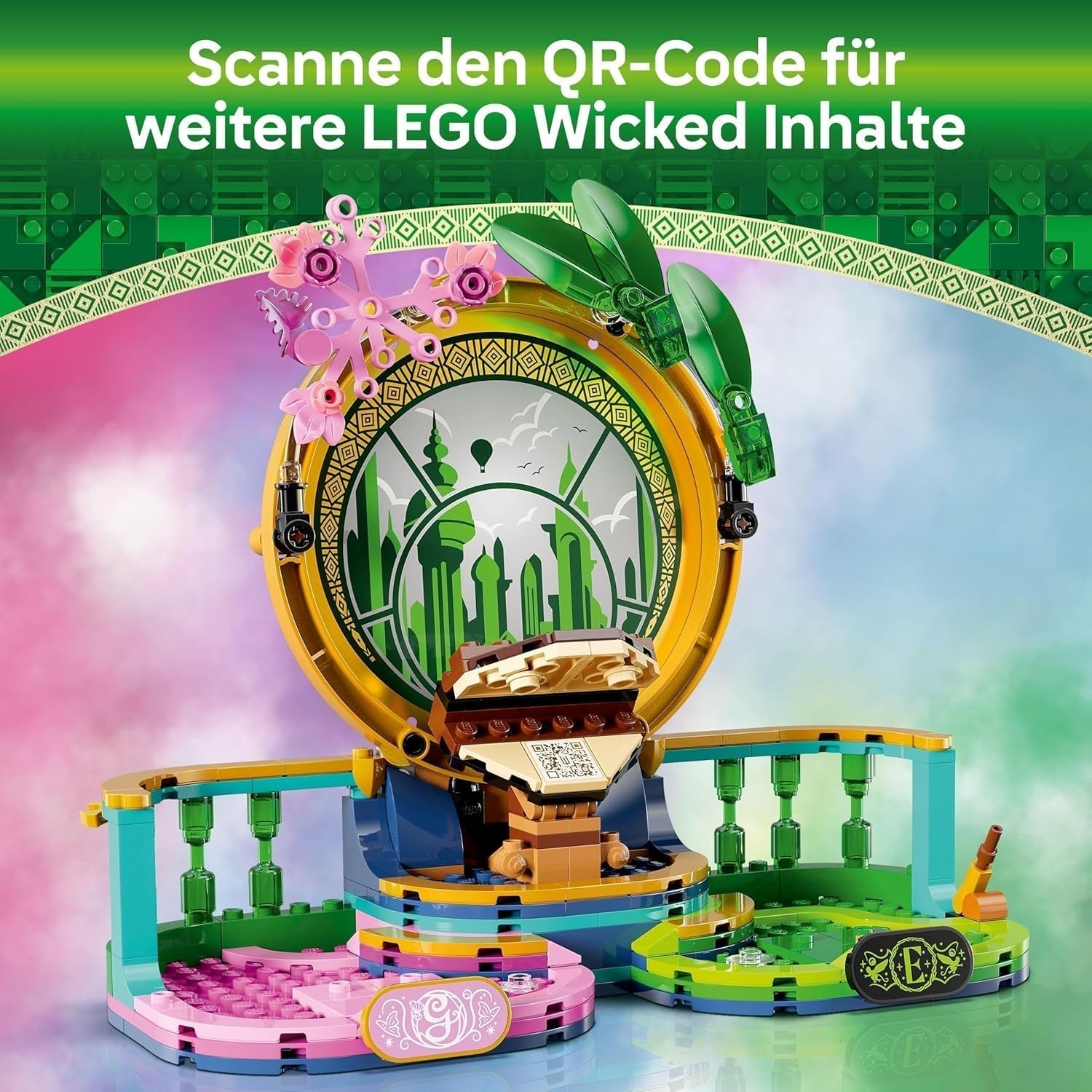 LEGO Wicked Elphaba- und Glinda-Puppen – Hexen von Oz-Sammelfigurenspielzeug – kreatives Geschenk für Mädchen über 10 und Fans des Films – 75682 Bausätze Besuchen Sie den LEGO-Store
