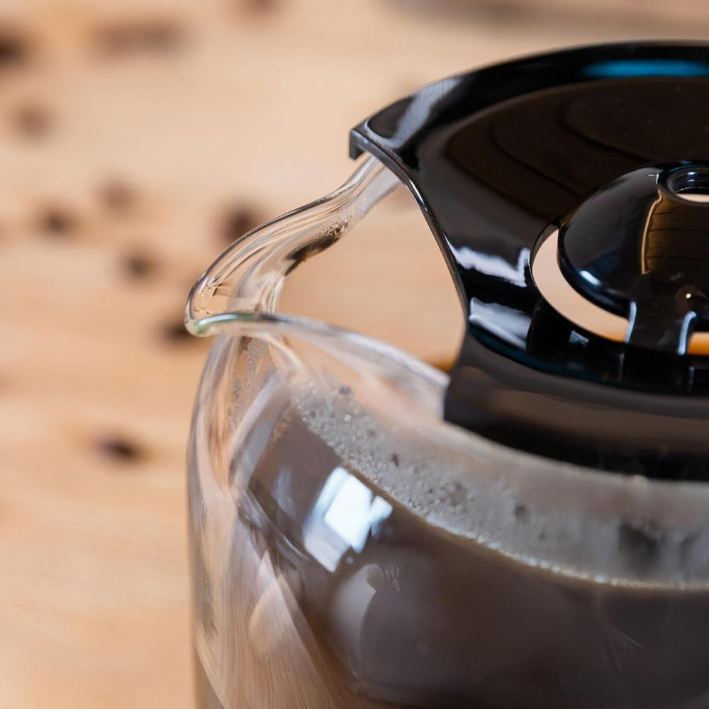 Espressor cu filtru Cecotec Coffee 66 Drop and Touch, putere 950 W, 1,5 L, 12 cești, ecran tactil, carafă din sticlă, cronometru 24 de ore, 6 comutatoare, filtru reutilizabil tip plasă