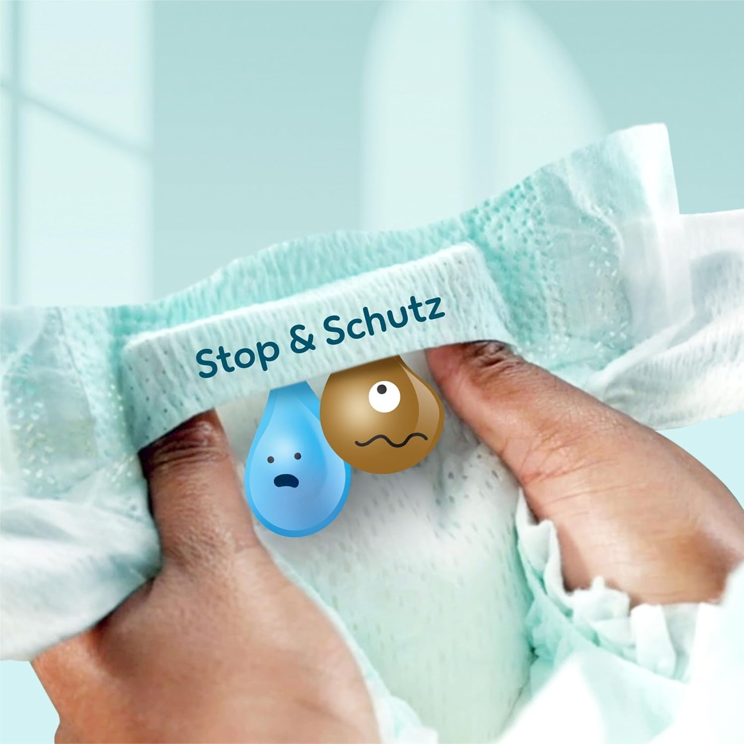 Pampers Premium Protection Größe 6, 144 Windeln, 13 kg–18 kg, unser Nr. 1 Haut- und Auslaufschutz