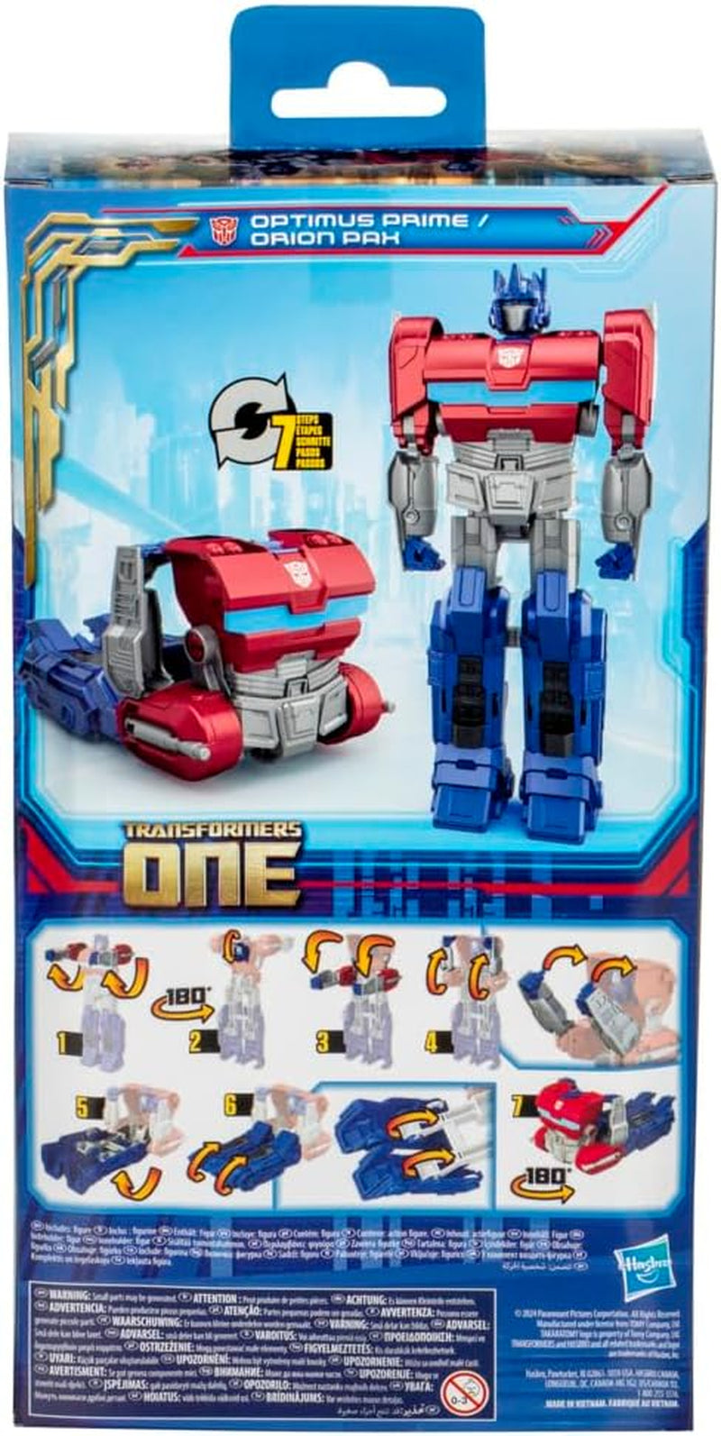 Transformers One Mega Changer Optimus Prime (Orion Pax) Figură de acțiune Action figures Naty Shop