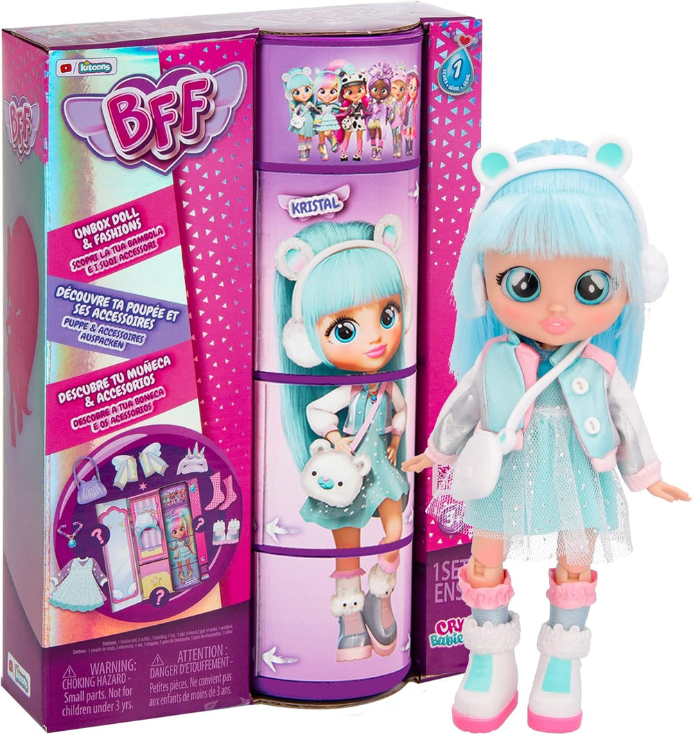 S2 Hannah Modepuppe mit langen Haaren, Stoffkleidung und 10 Accessoires – Spielzeuggeschenk für Mädchen und Jungen ab 5 Jahren