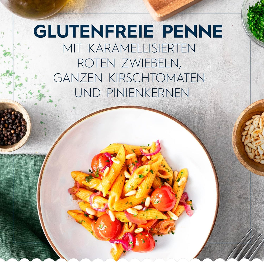 Barilla Penne Rigate glutenfreie Pasta aus köstlichem Mais und Reis – perfekt für Menschen mit Zöliakie oder Glutenunverträglichkeit (14 x 400 g)