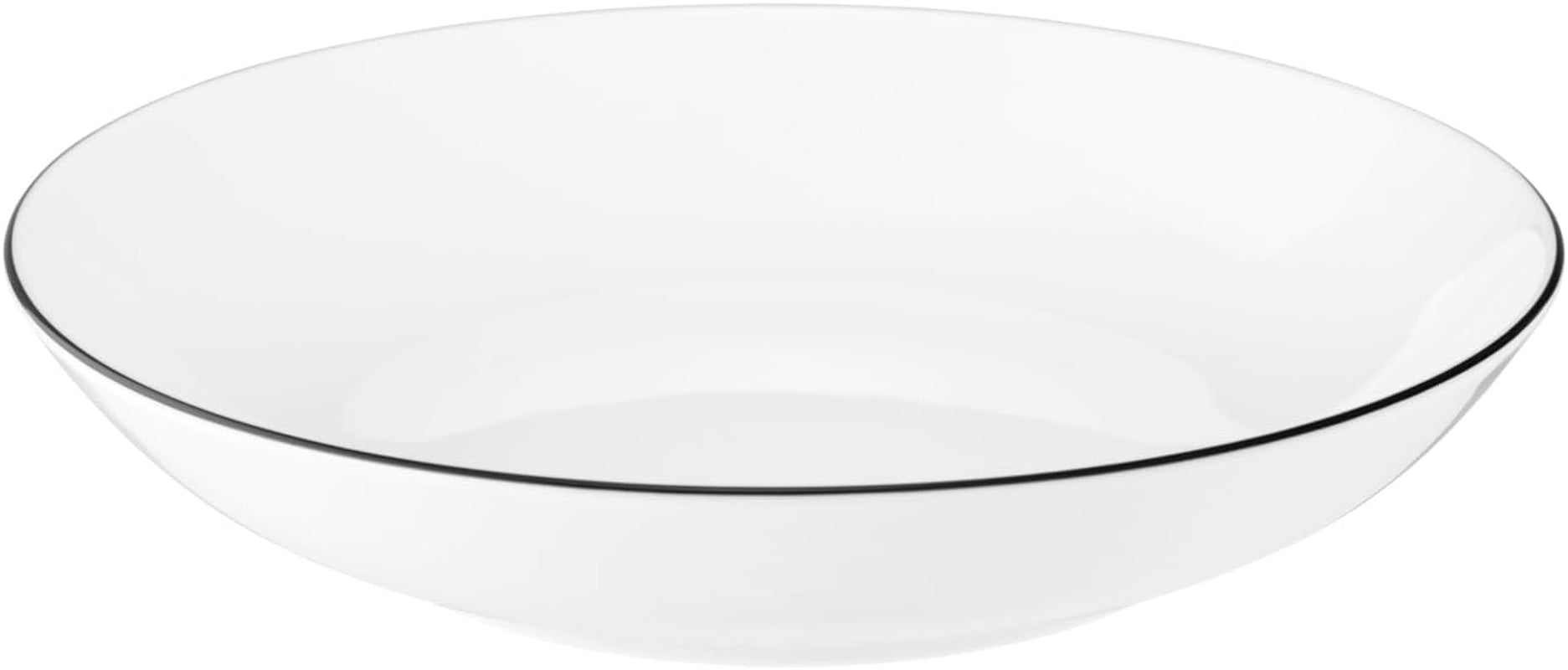 Set de veselă Seltmann Weiden 001.737148 Lido - 6 farfurii de cină + 6 farfurii de fond - 12 piese - Black Line