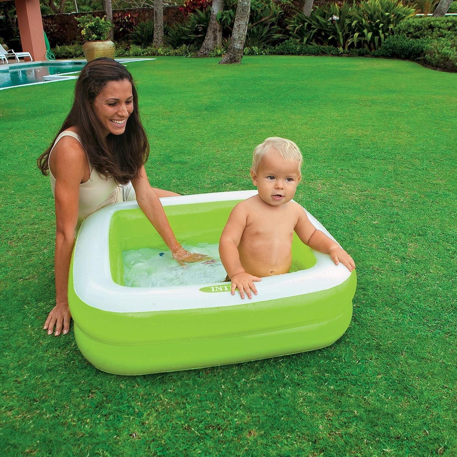 Intex Baby Pool Spielbox, farbig sortiert, 85 x 85 x 23 cm