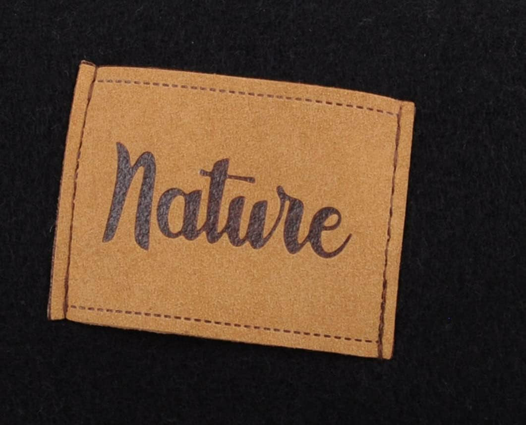 Stoff-Fleecedecke Dawson – schwarz – Größe 130 x 150 cm – große weiche und warme Decke für Sofa oder Schlafzimmer – Bettdecke – ideal für Zuhause und beim Picknick. Decken und Steppdecken Naty Shop