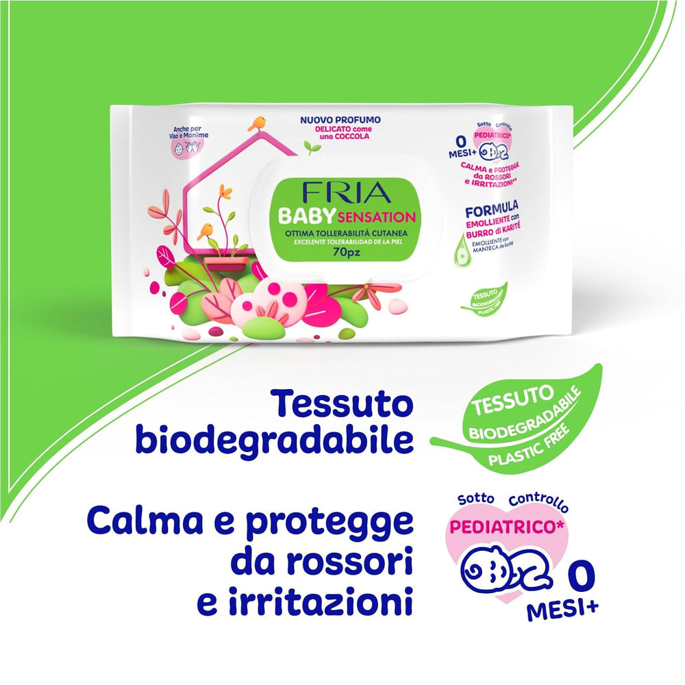 Baby Sensations mit Deckel, 72 Feuchttücher, Reinigungstücher für die Körperpflege, Unisex, Kinder