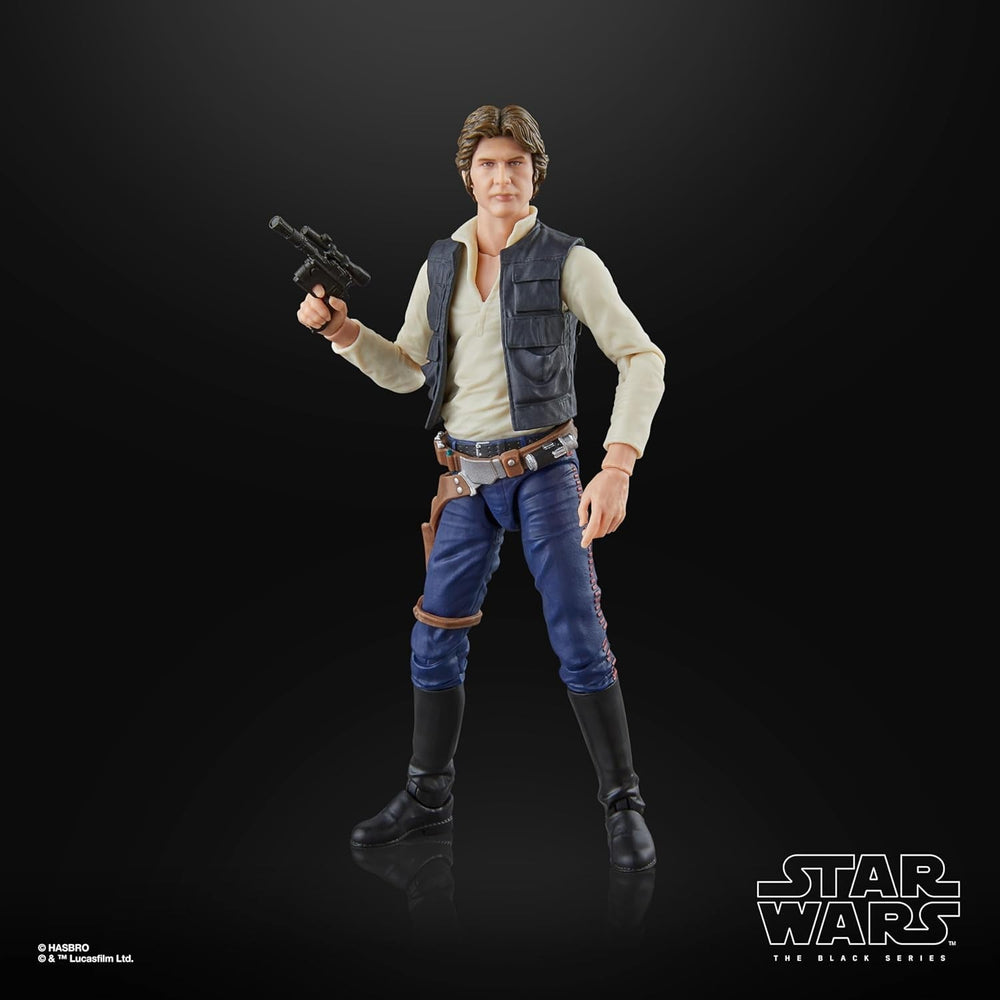 Star Wars The Black Series Han Solo, Star Wars: A Hope Premium-Sammel-Actionfigur (15 cm) Actionfiguren Naty Shop