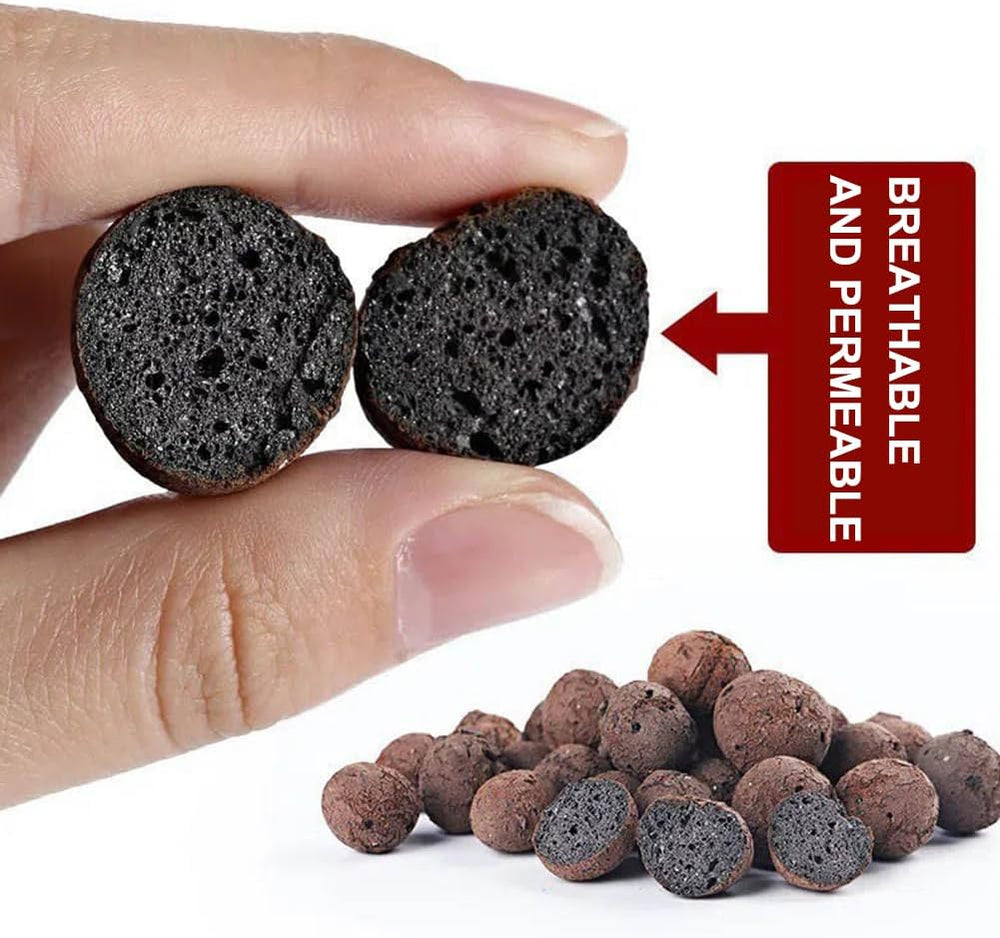Grobkörniges Tongranulat, Blähtongranulat, Pflanzengranulat, Blähton 1L Hydrokultur-Pflanzsubstrat, 5–8 mm Körnung Tongranulat