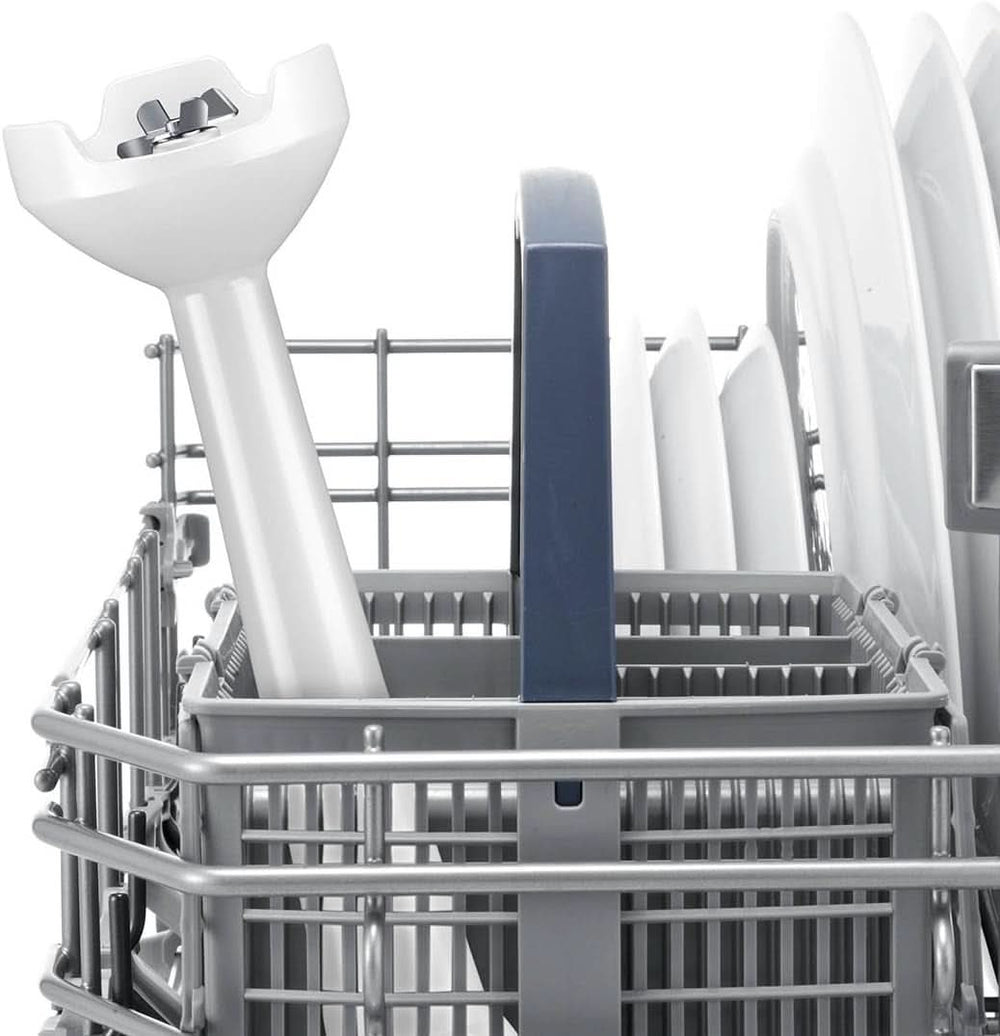 Bosch Stabmixer Clevermixx MSM14000, Abnehmbarer Mixfuß, Ergonomischer Griff, Leichtes Gehäuse, 4-Klingen-Messer, Einfache Reinigung, 400 W, Weiß/Rot Kitchen Naty Shop