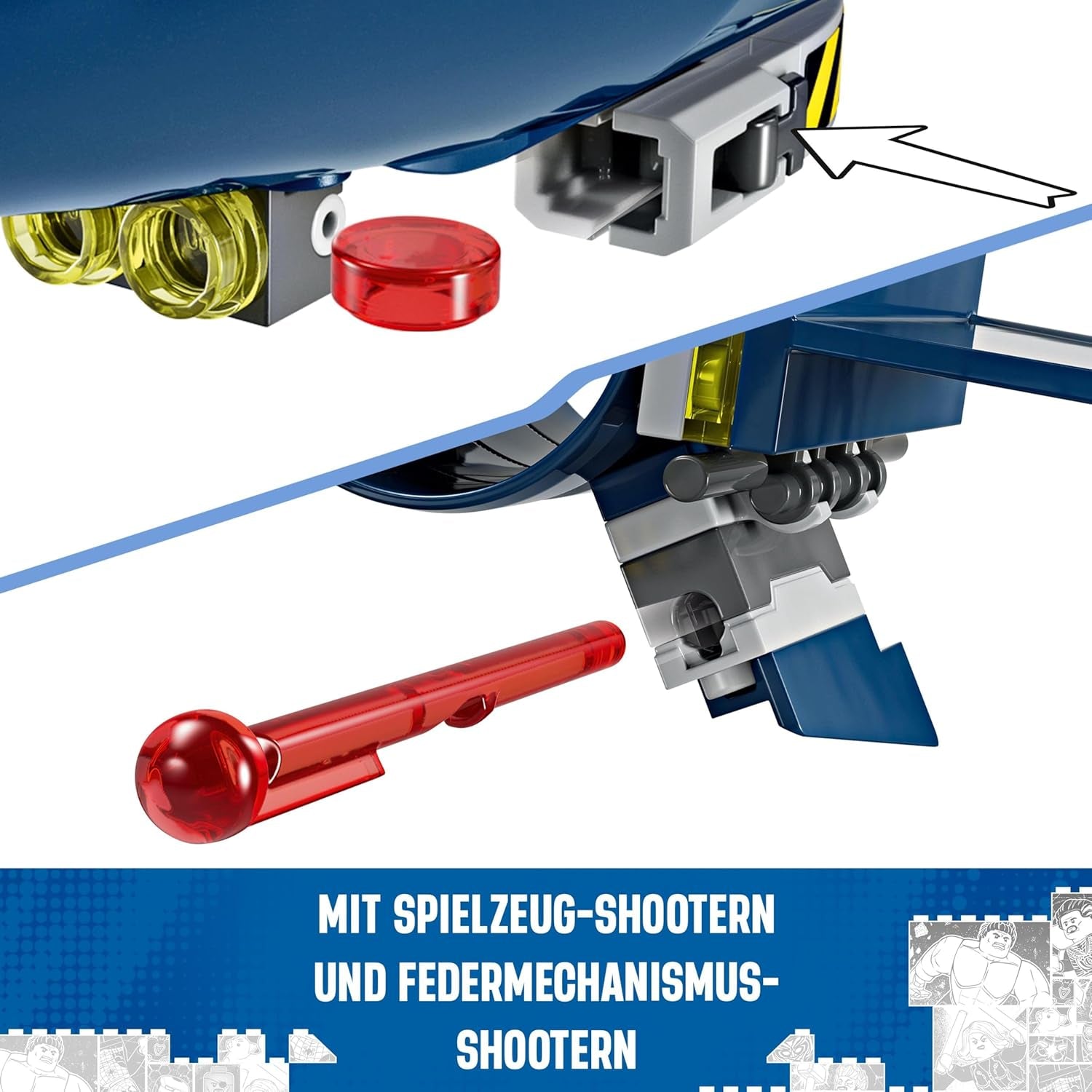 LEGO Marvel X-Jet Die