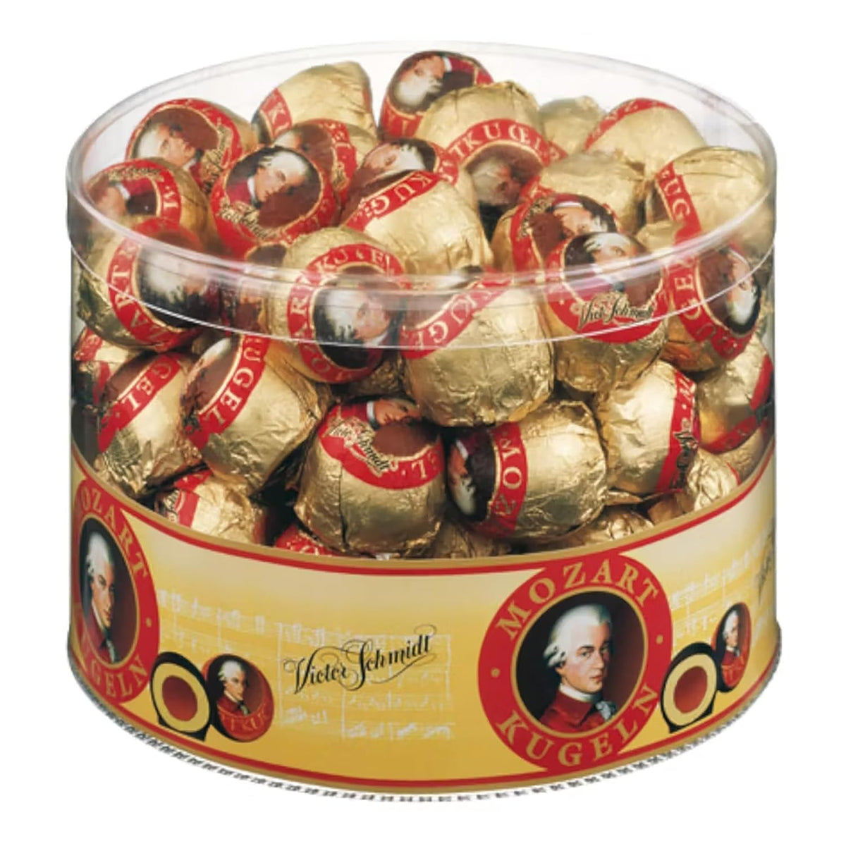 Mozartkugeln – Originale aus Österreich – Feine Pralinen mit Nougat und Marzipan – 825g (1 Packung)