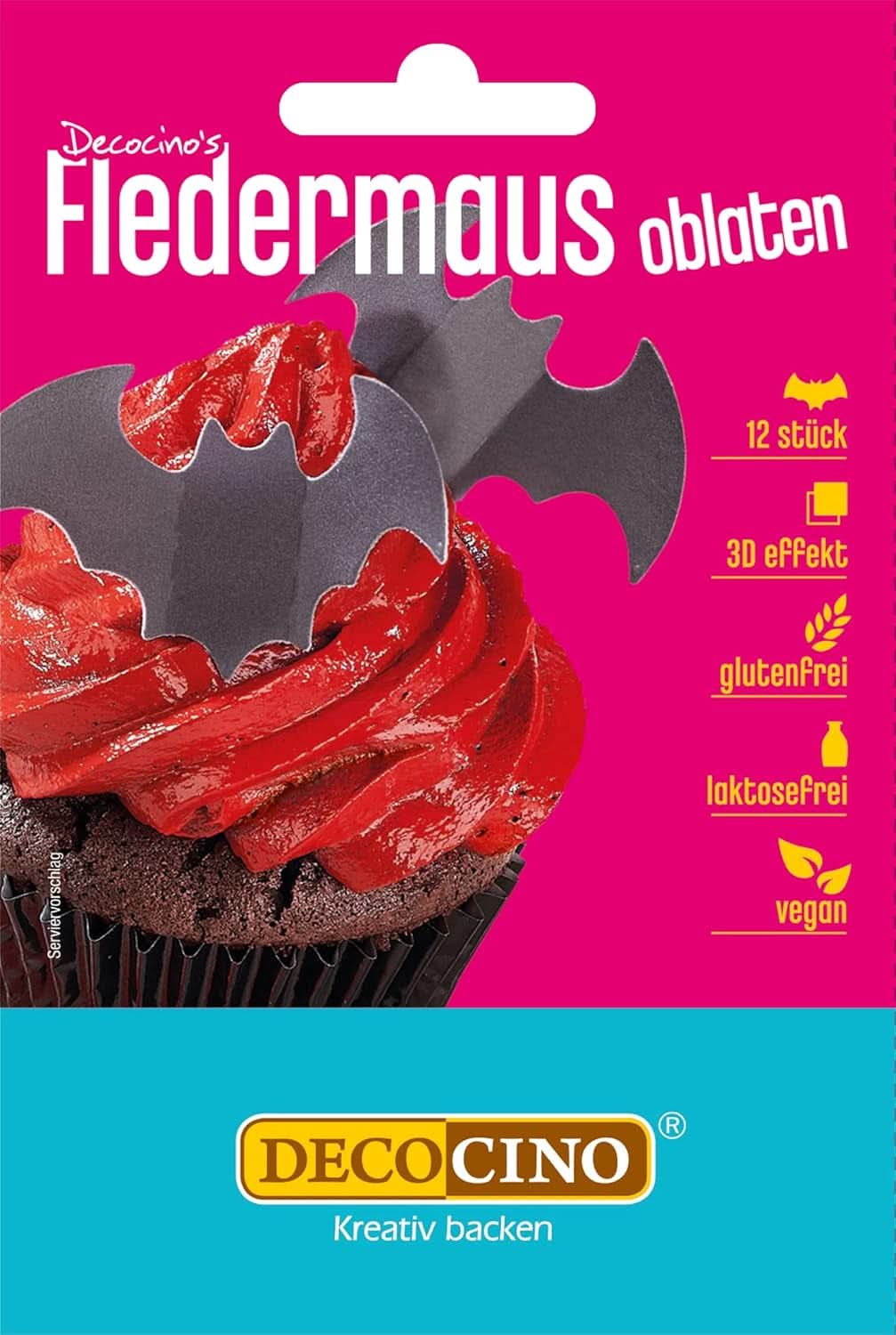 DECOCINO Halloween, vafe comestibile sub forma de pânze de păianjen cu efect 3D, 12 bucati Sprinkles Naty Shop Lilieci