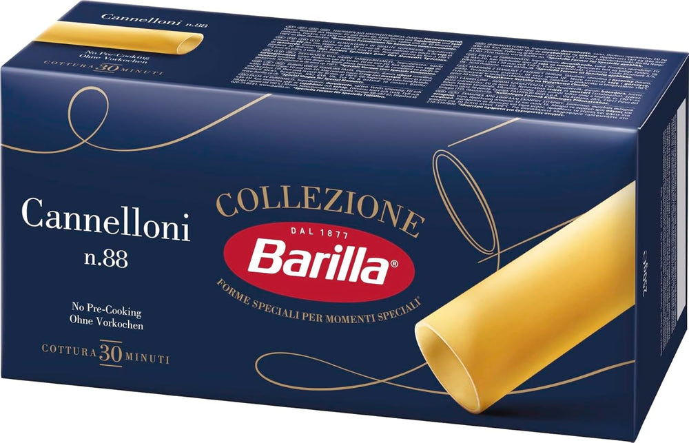 Barilla Collezione Cannelloni, hochwertige Hartweizennudeln, immer al dente, 12er-Pack (12 x 250 g)