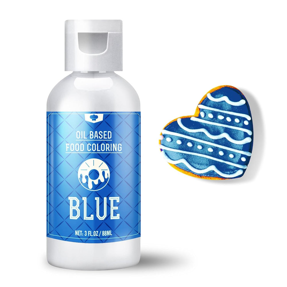 Colorant alimentar liposolubil pentru ciocolată - 88 ml colorant alimentar pe bază de ulei pentru fondant, copt, prăjituri, fursecuri - Colorant alimentar lichid fără aromă pentru unt de cacao, prăjituri, cremă de unt (alb)