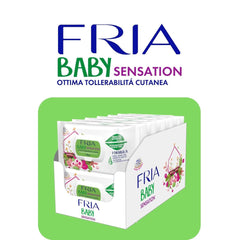 Fria Baby Sensation Tücher, mit hautberuhigender Sheabutter, dermatologisch getestet, Maxi-Sparpaket mit 840 Naty Shop Baby-Feuchttüchern