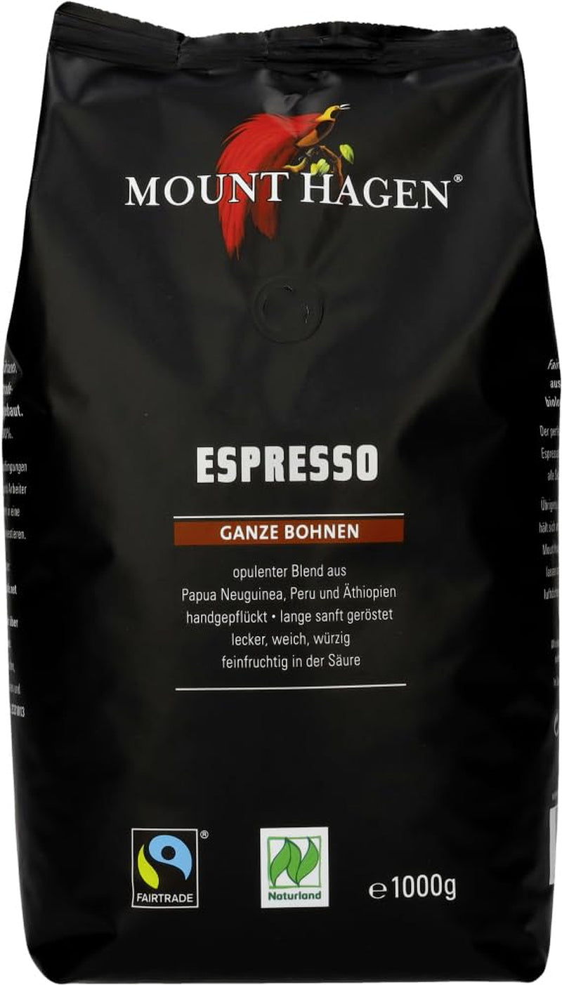 Espresso organic boabe întregi (2 x 1 kg)