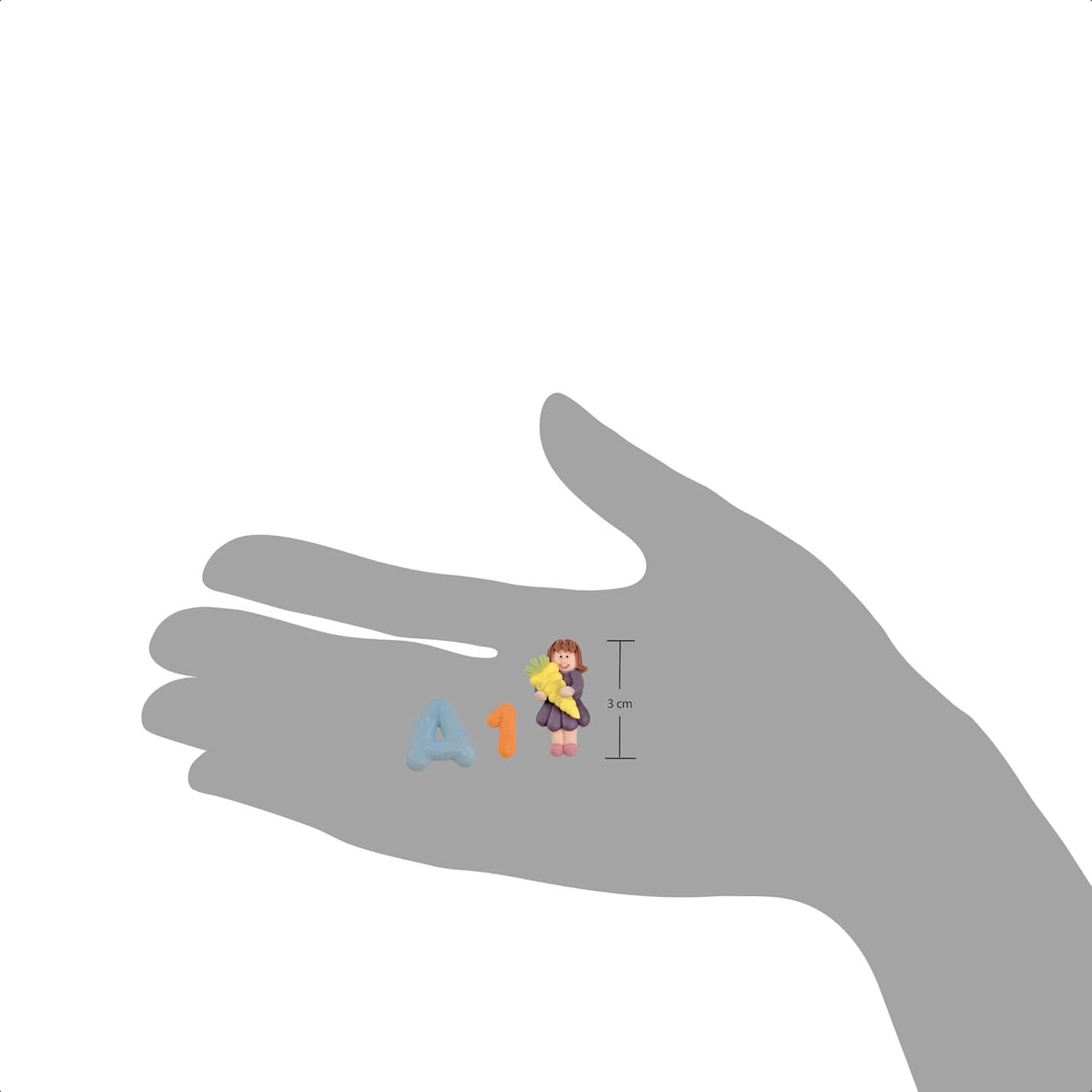 Günthart, 8 Zuckerfiguren zum Schulanfang und Buchstaben, 115 Gramm Streusel Naty Shop