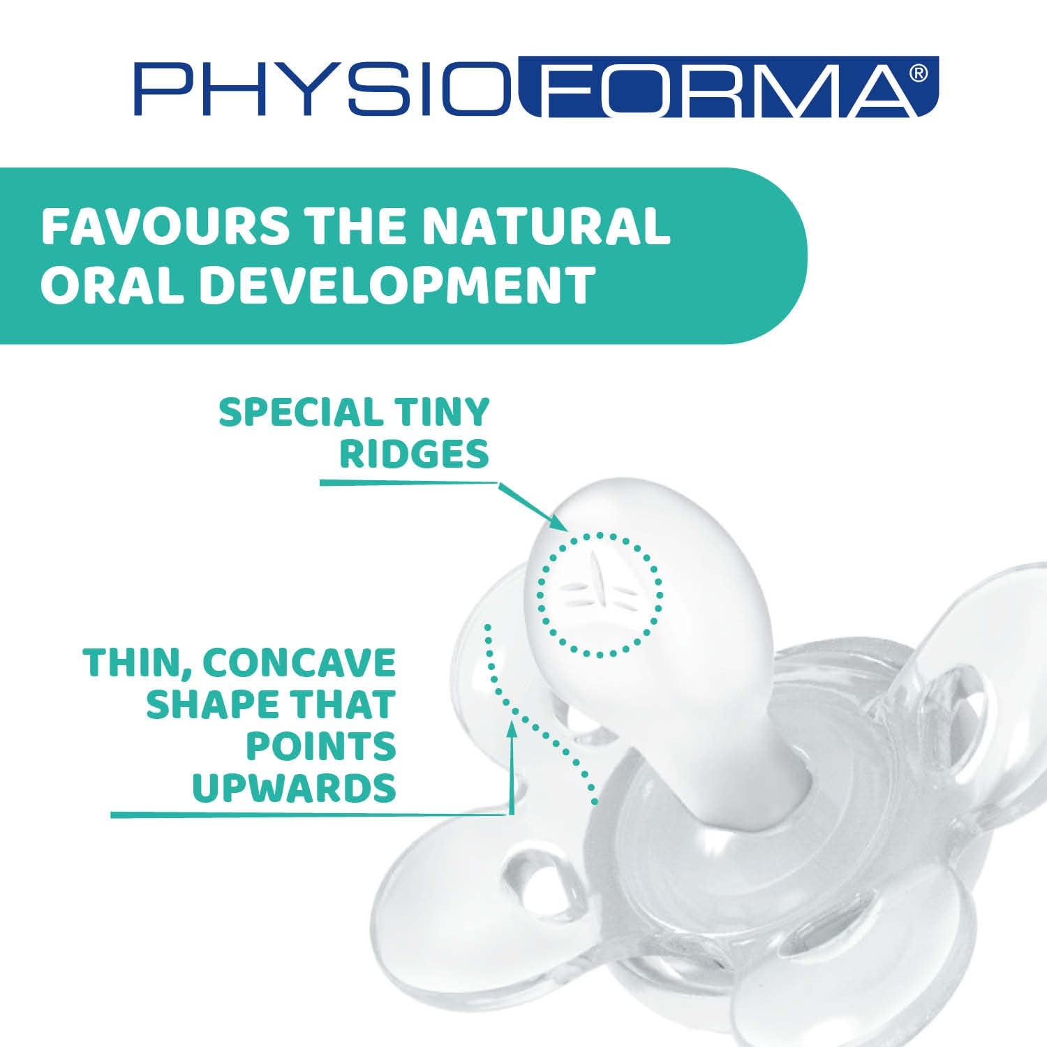 Chicco PhysioForma Comfort Suzetă 16-36 Luni, Suzetă pentru bebeluși cu tetină din silicon, 1 bucată, Susține respirația fiziologică și dezvoltarea orală corectă, Albastră