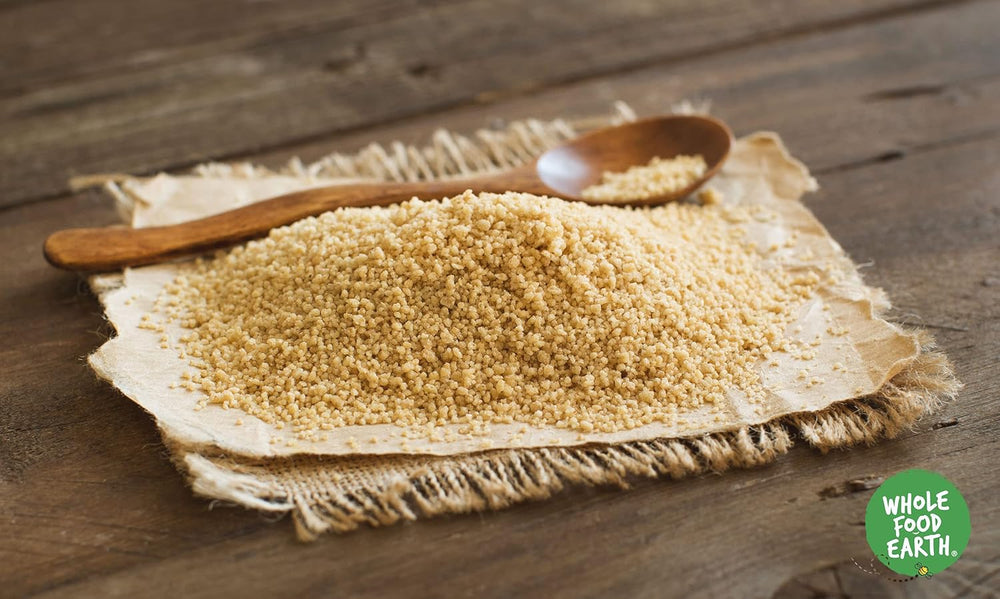 Bio-Couscous von Wholefood Earth – 1 kg | Roh | GVO-frei | Vegan | Reich an Ballaststoffen | Bio-zertifiziert