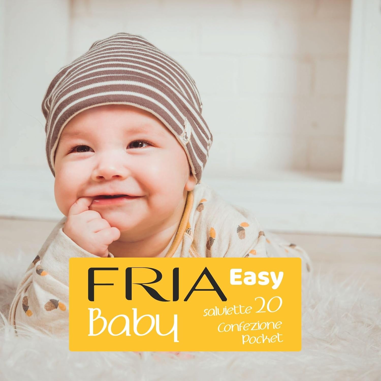Easy Baby Feuchttücher mit Aloe Vera und Honigextrakt, feuchtigkeitsspendend für die Haut, dermatologisch getestet, Packung mit 20 Tüchern