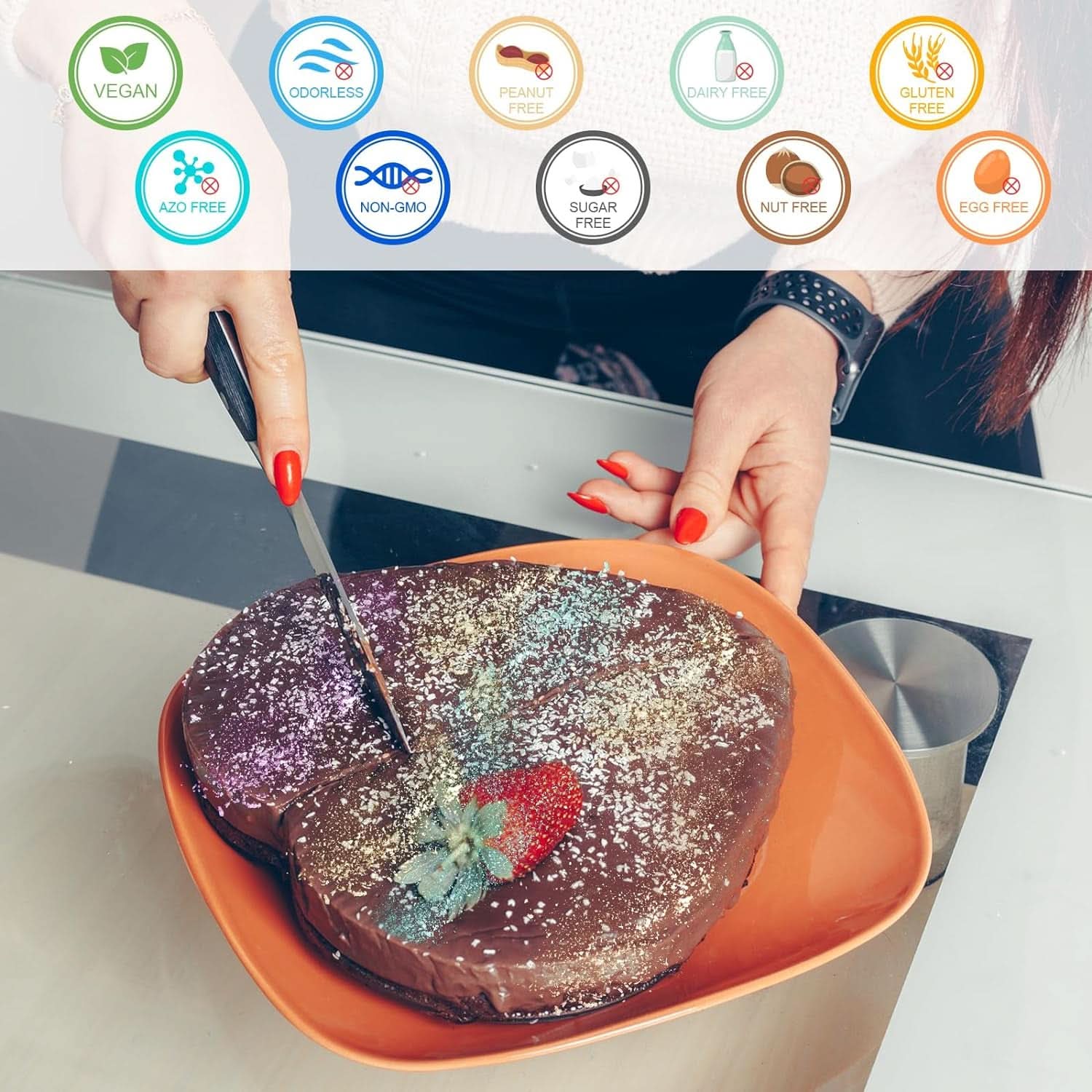 Essbarer Glitzer für Getränke, 4 Gramm Glitter Naty Shop