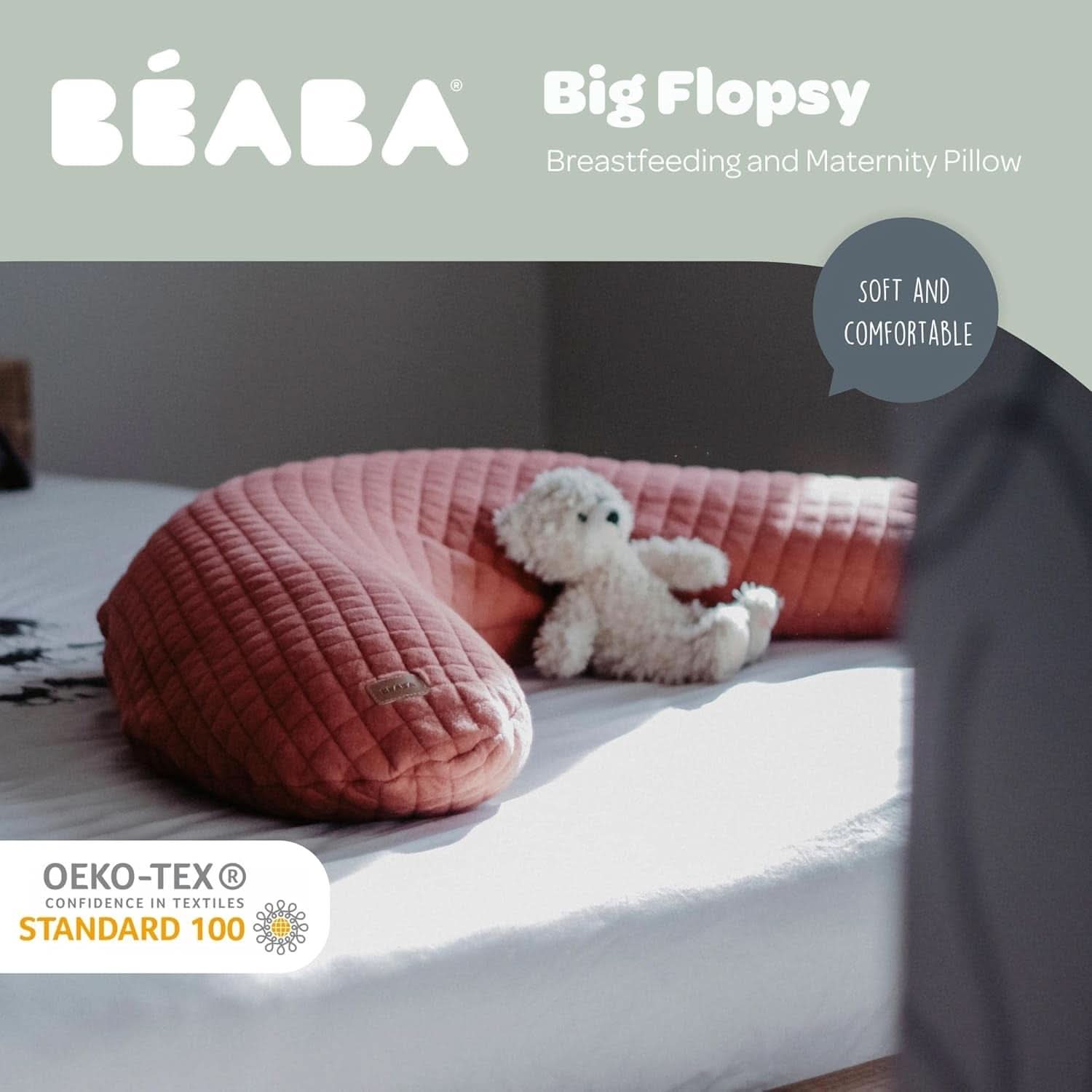 Red Castle - Umstands- und Stillkissen, 170 cm Zubehör Essen und Stillen Bebe Naty Shop